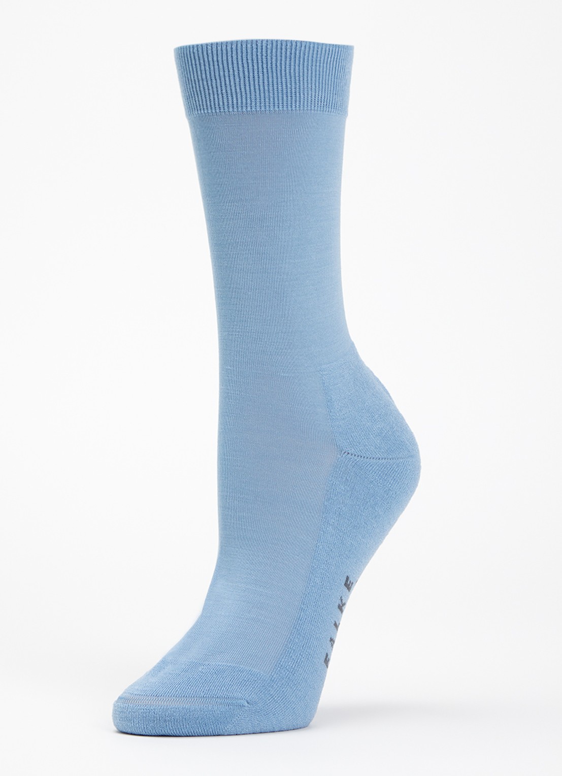 Falke Climawool sokken in wolblend - voorkant 2 blauw