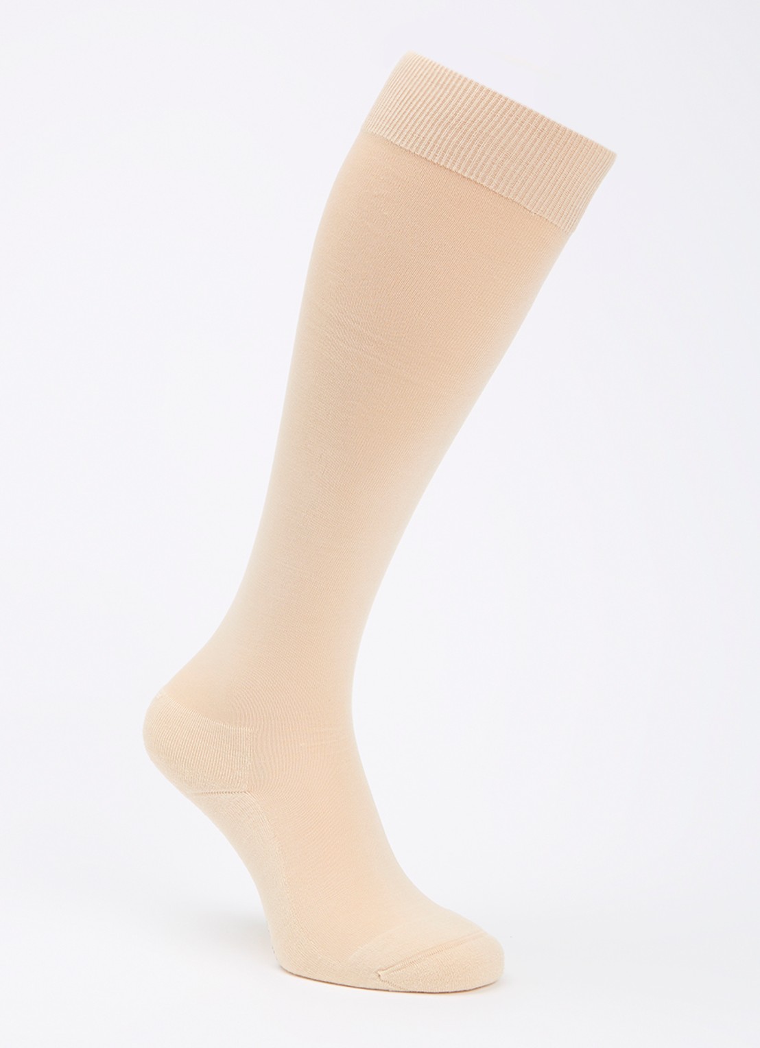 Falke Climawool sokken in wolblend - voorkant creme