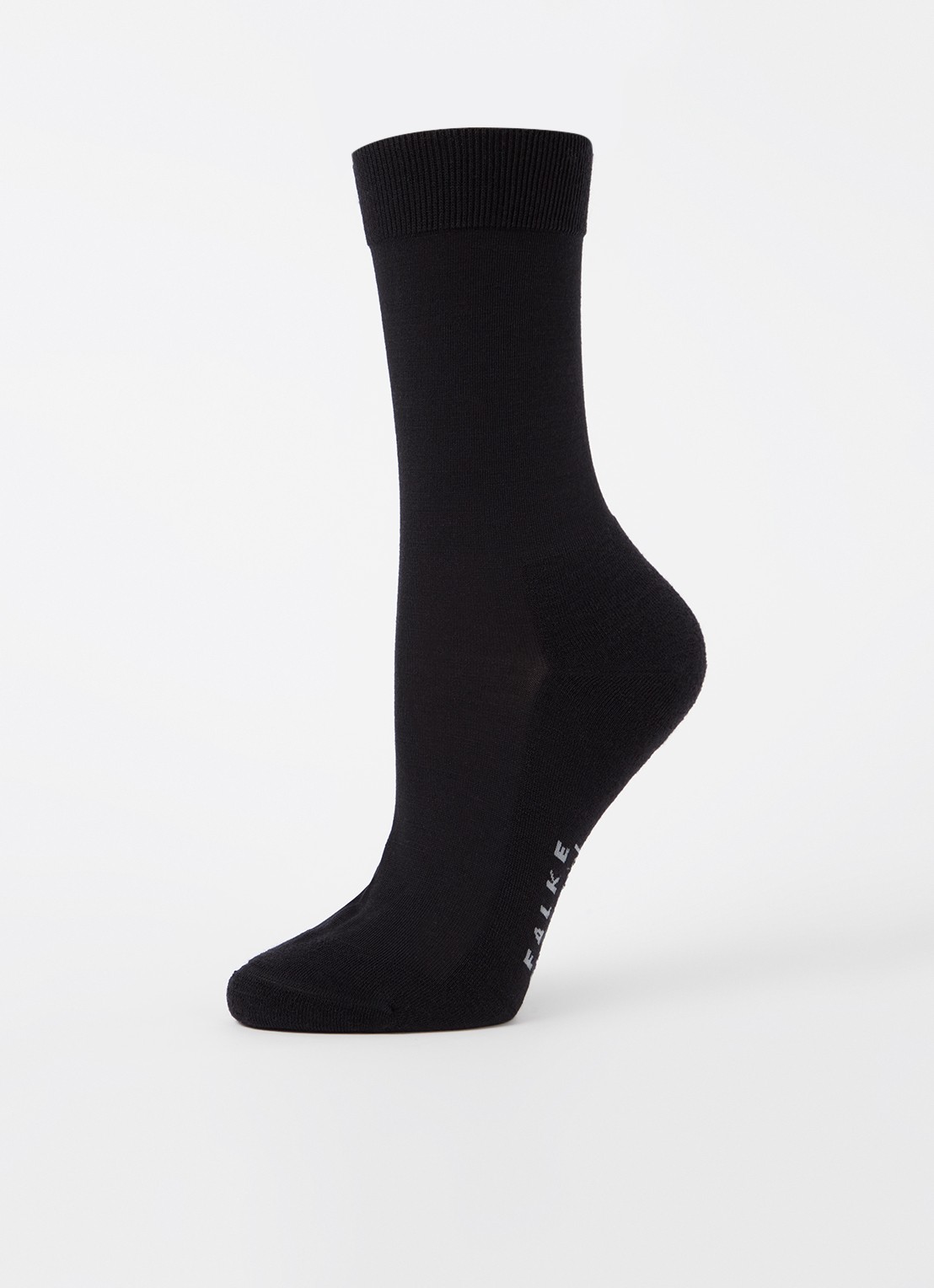 Falke Climawool sokken in wolblend - detail 4 zwart
