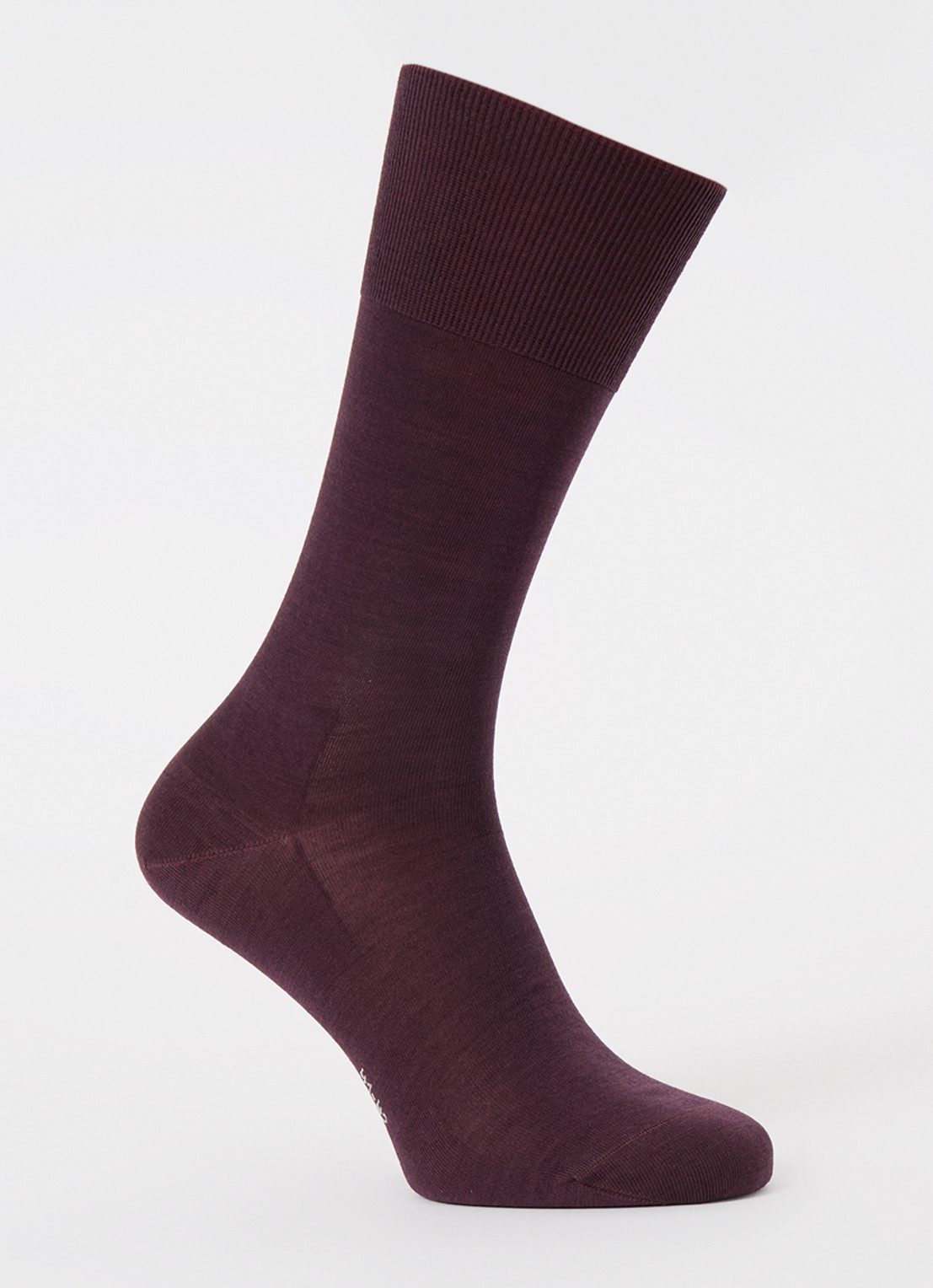 Falke Climawool sokken in wolblend - voorkant 2 bordeauxrood