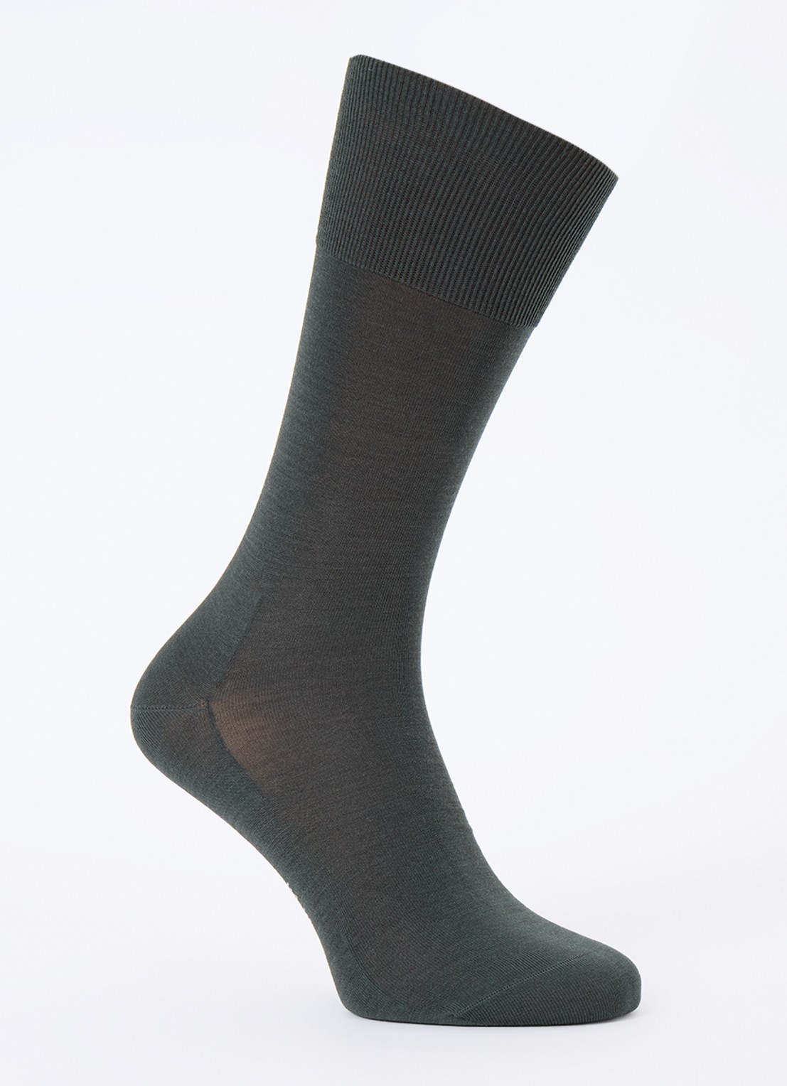 Falke Climawool sokken in wolblend - voorkant 2 groen