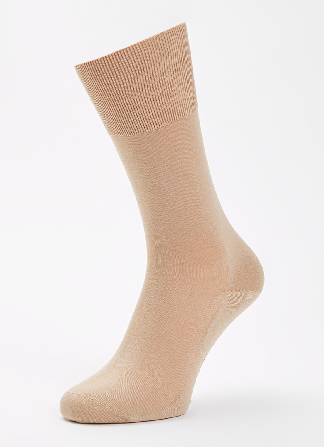 Falke Climawool sokken in wolblend - detail camel