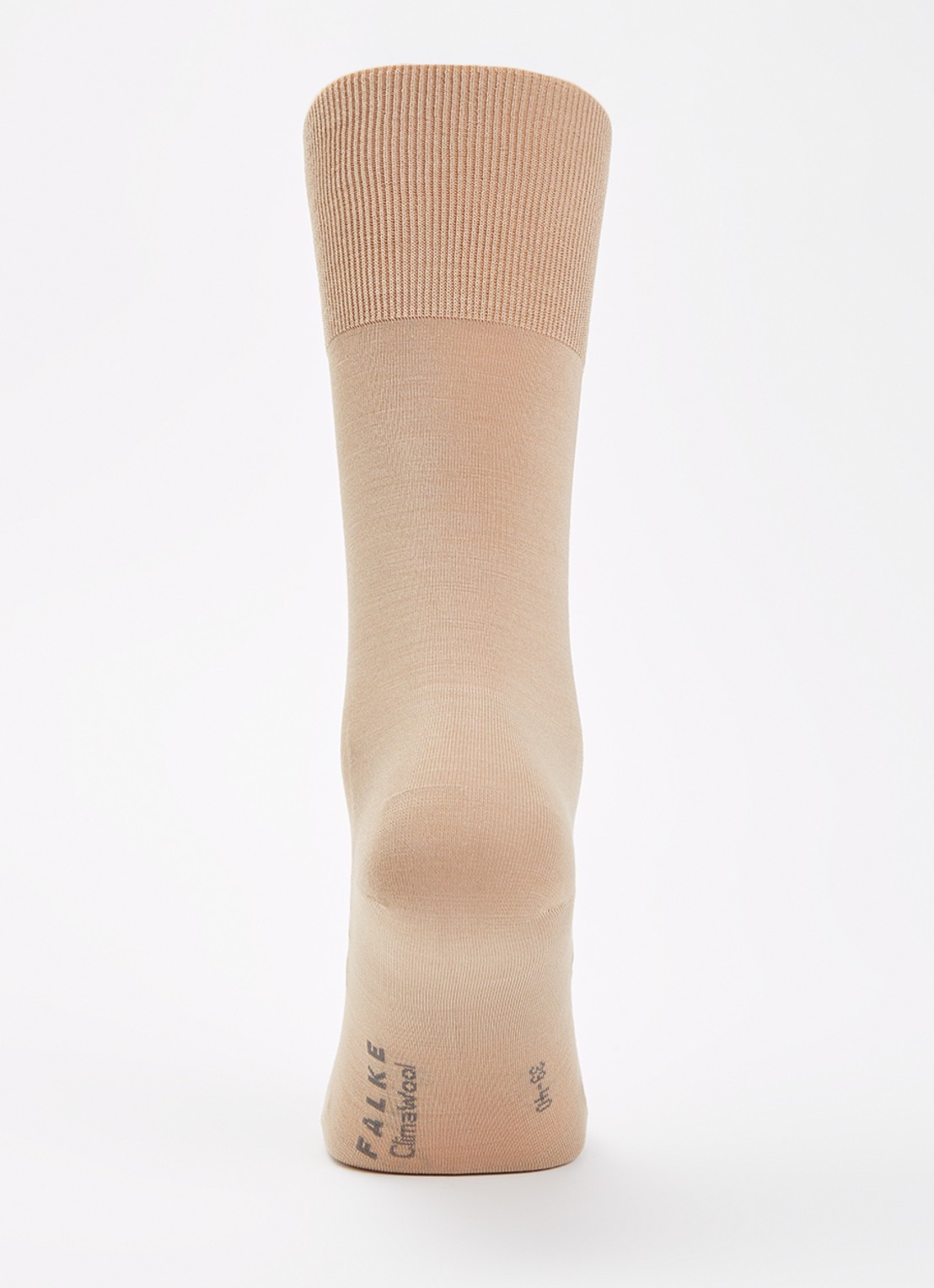 Falke Climawool sokken in wolblend - voorkant 3 camel