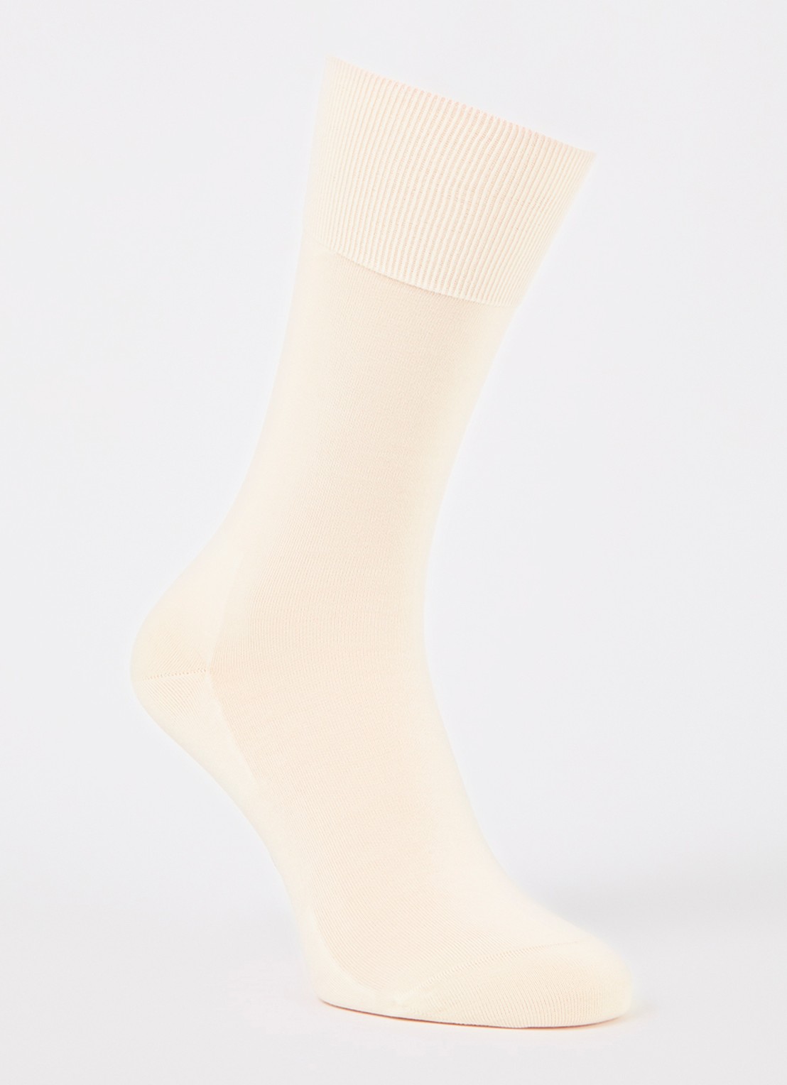 Falke Climawool sokken in wolblend - voorkant 2 gebroken wit