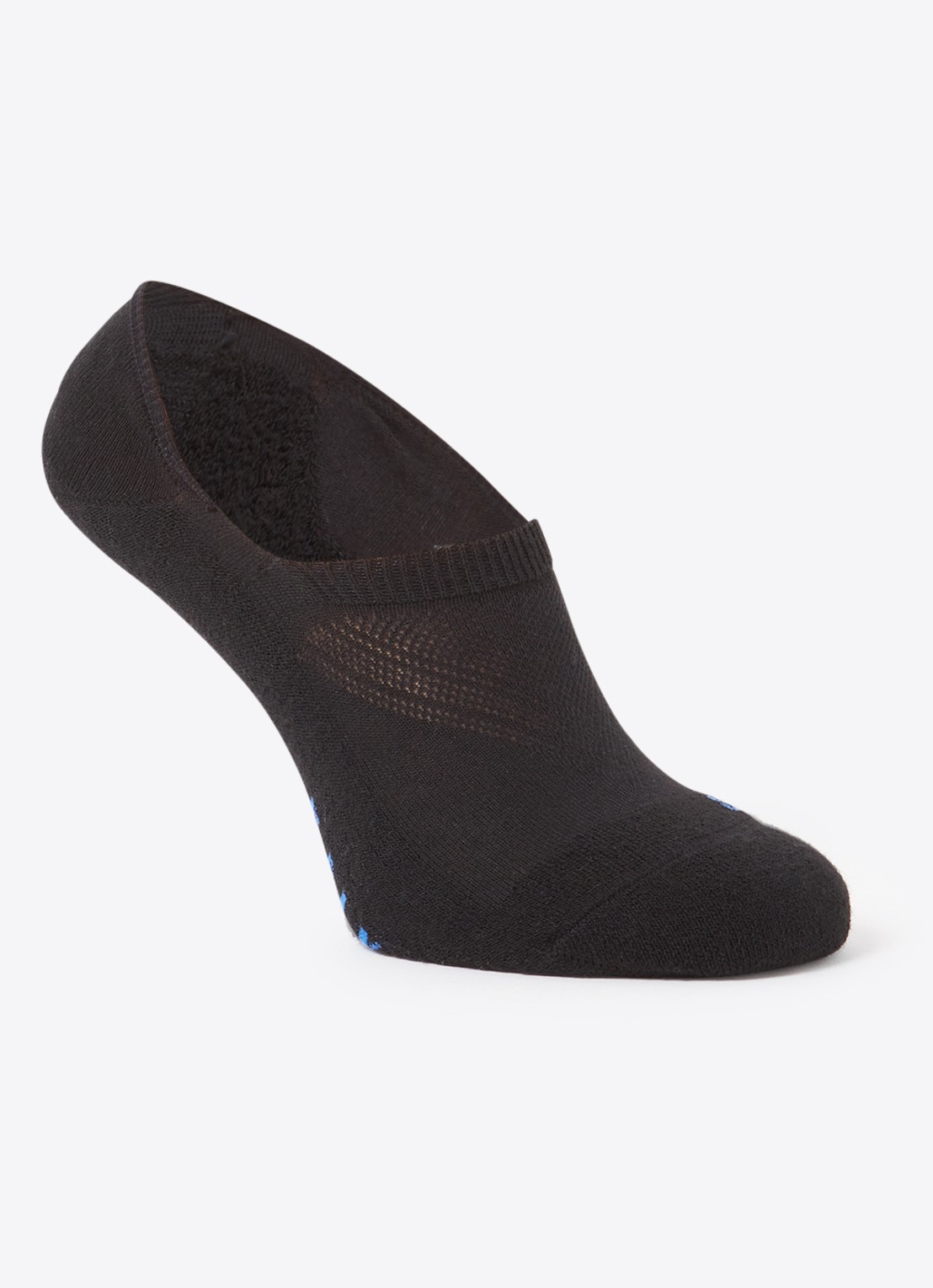 Falke Cool Kick sneakersokken met logo - voorkant zwart