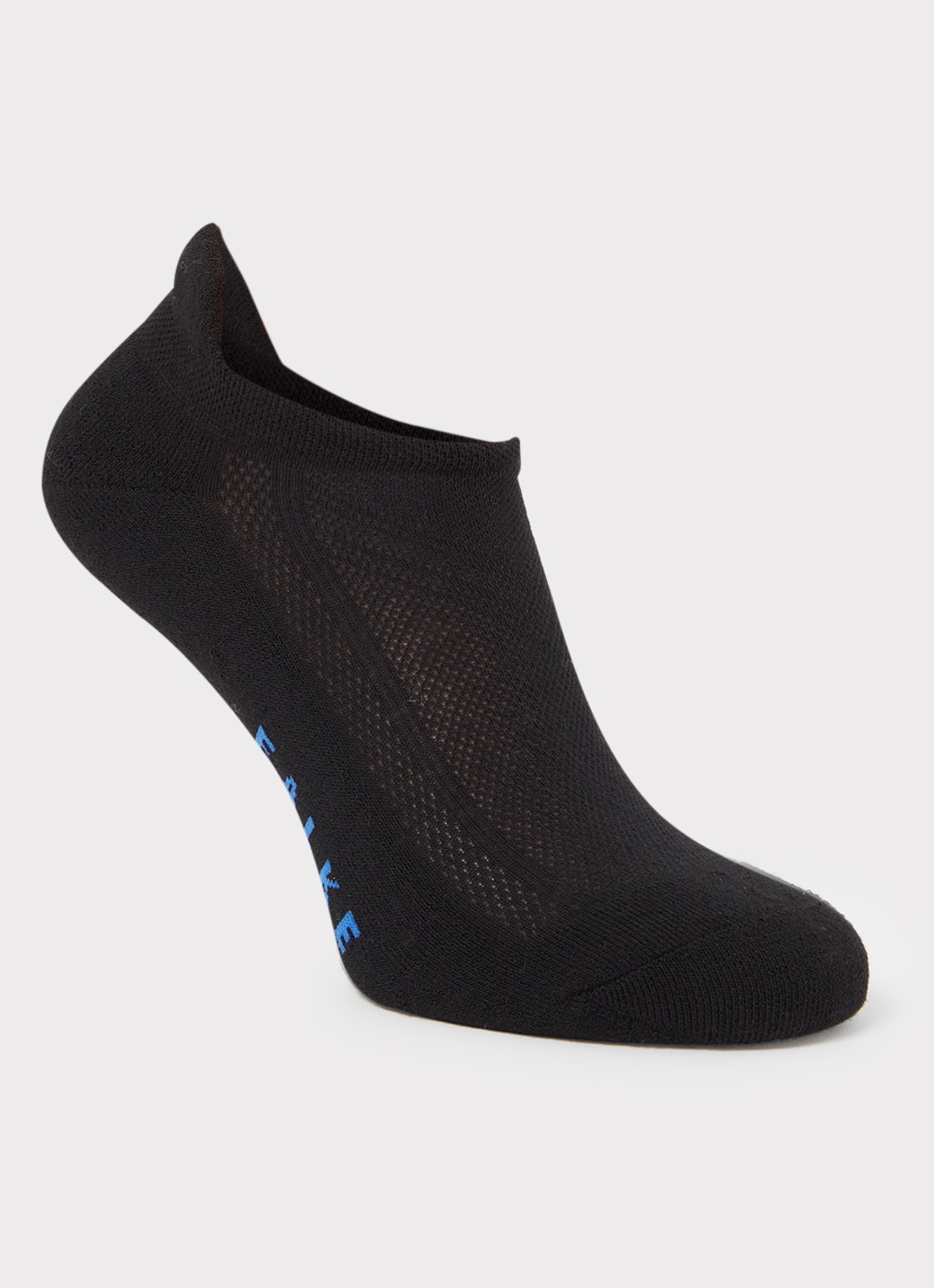Falke Cool Kick sneakersokken met logo - voorkant zwart