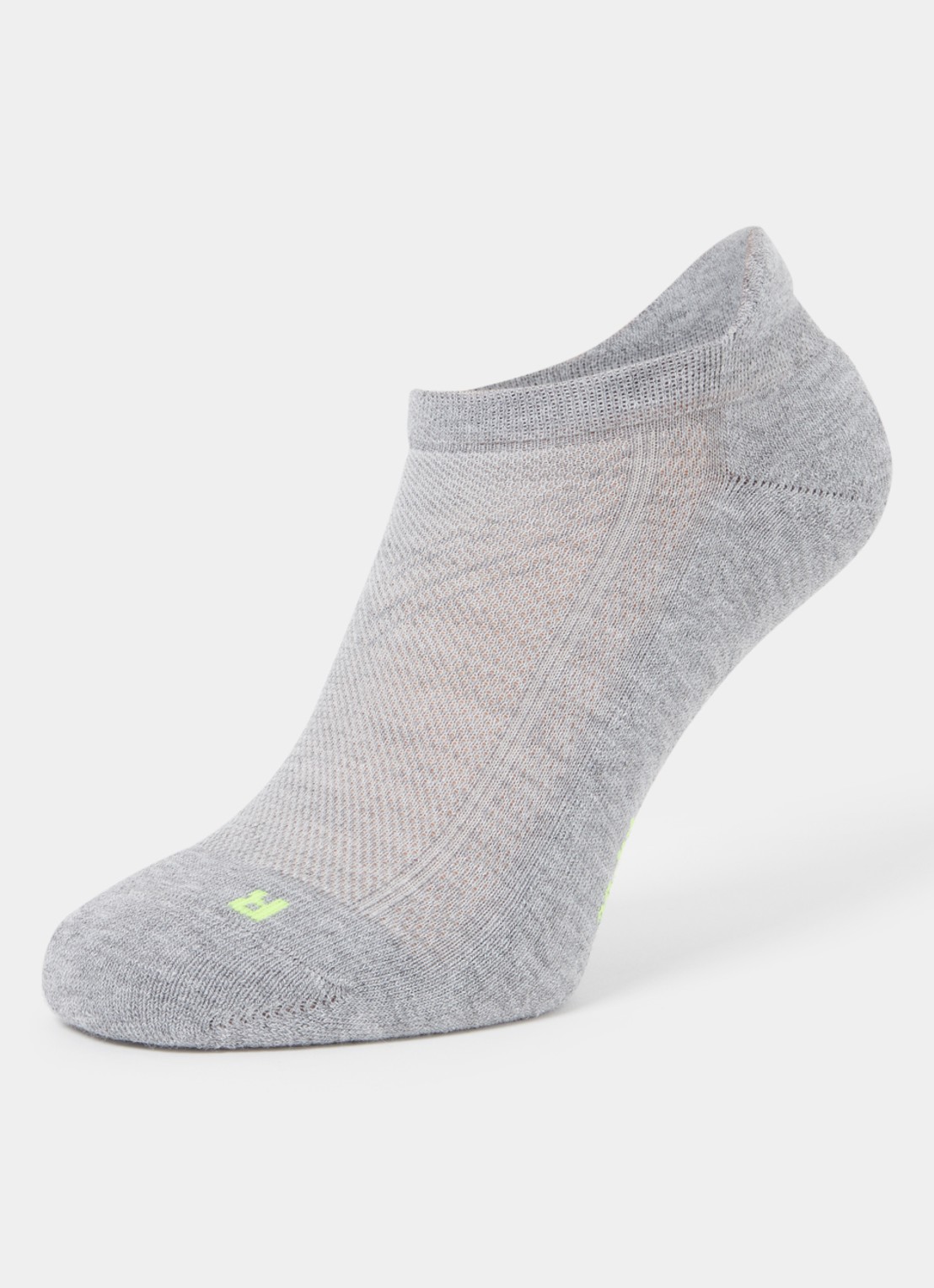 Falke Cool Kick sneakersokken met logo - detail 3 grijsmele