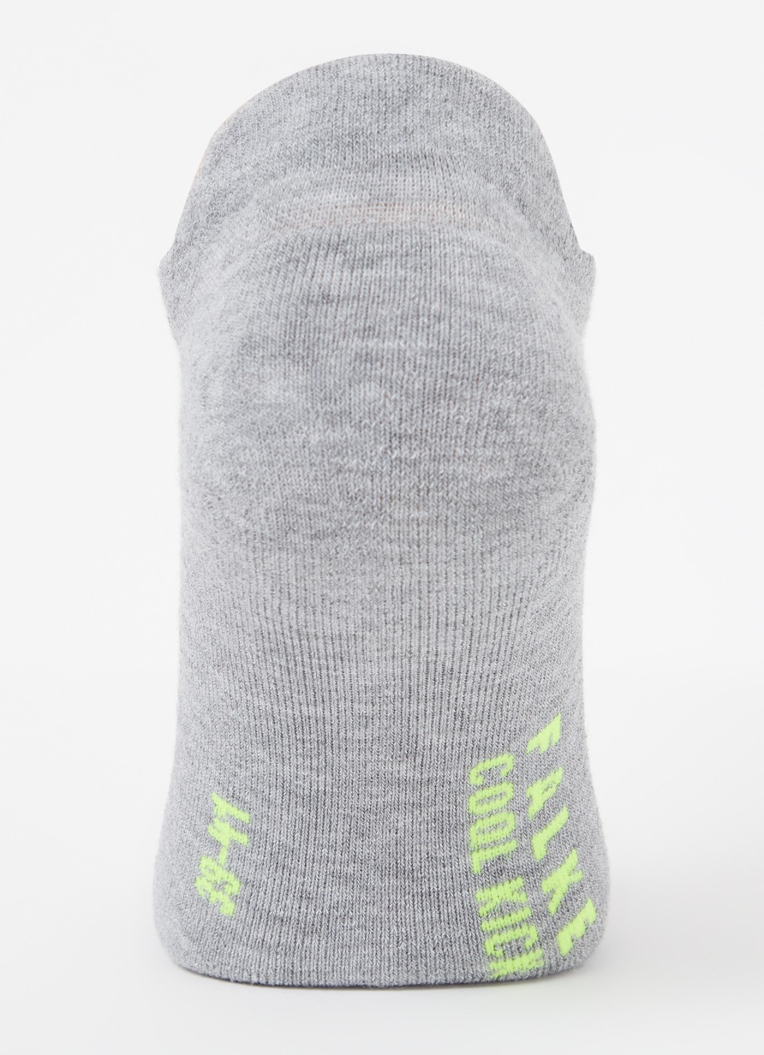 Falke Cool Kick sneakersokken met logo - voorkant 2 grijsmele