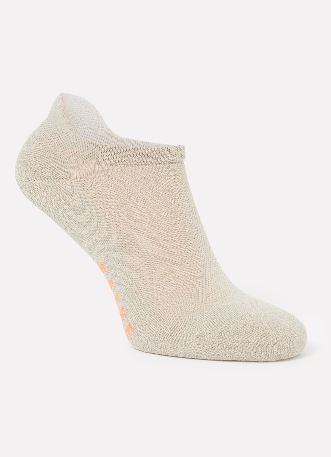 Falke Cool Kick sneakersokken met logo - voorkant zand
