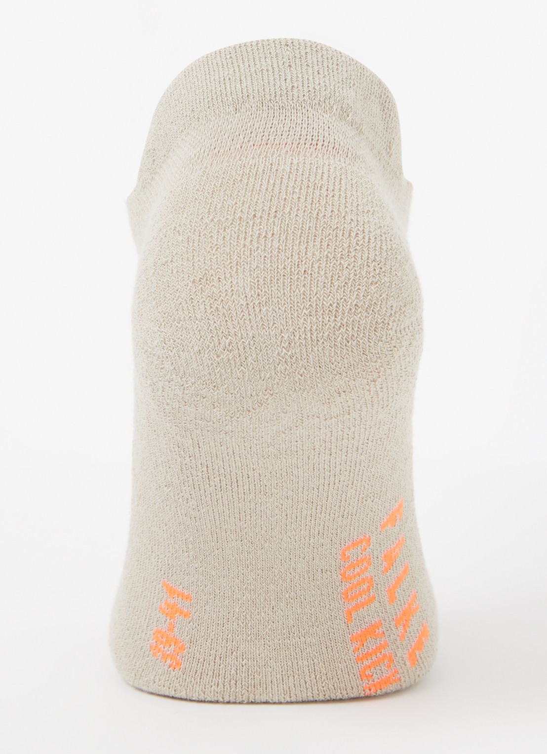 Falke Cool Kick sneakersokken met logo - voorkant 2 zand