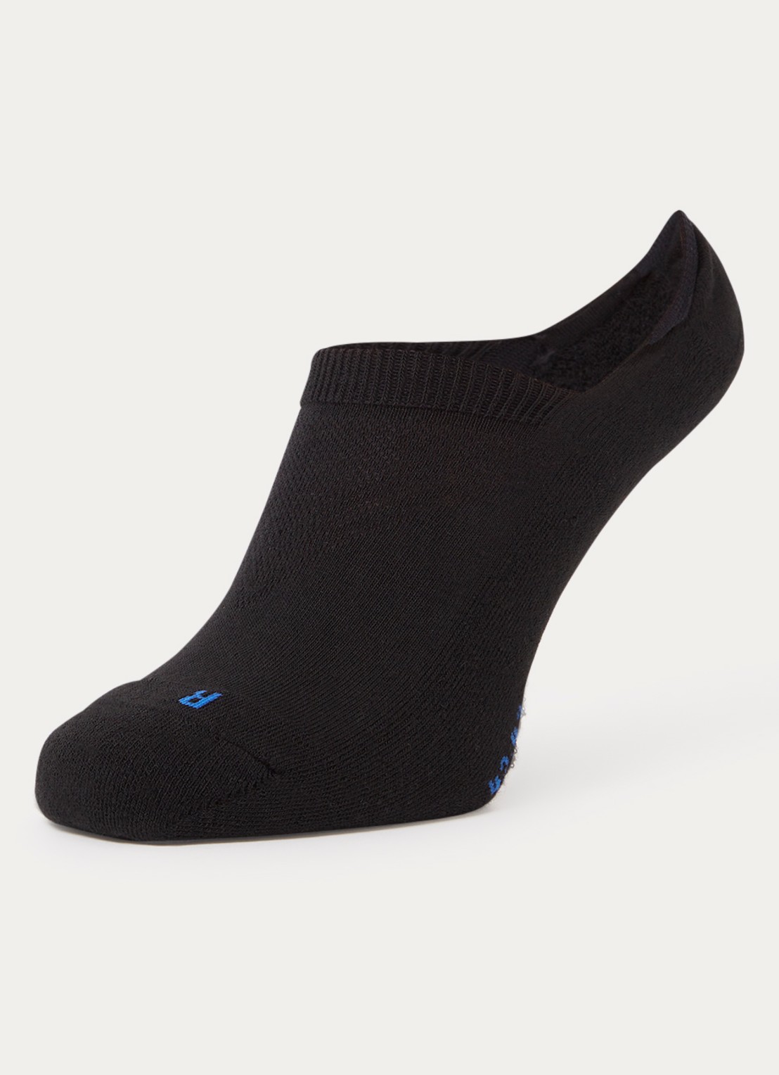 Falke Cool Kick sneakersokken met logo - detail zwart