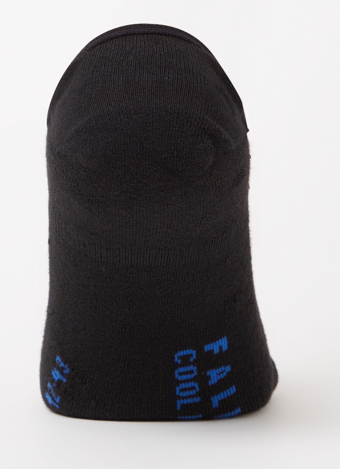 Falke Cool Kick sneakersokken met logo - voorkant 3 zwart