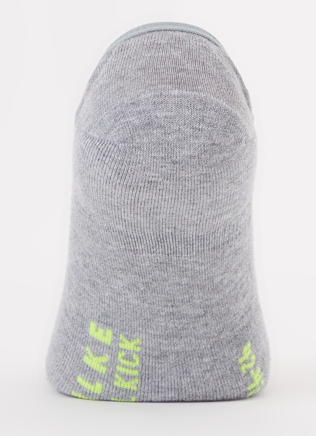Falke Cool Kick sneakersokken met logo - voorkant 3 lichtgrijs