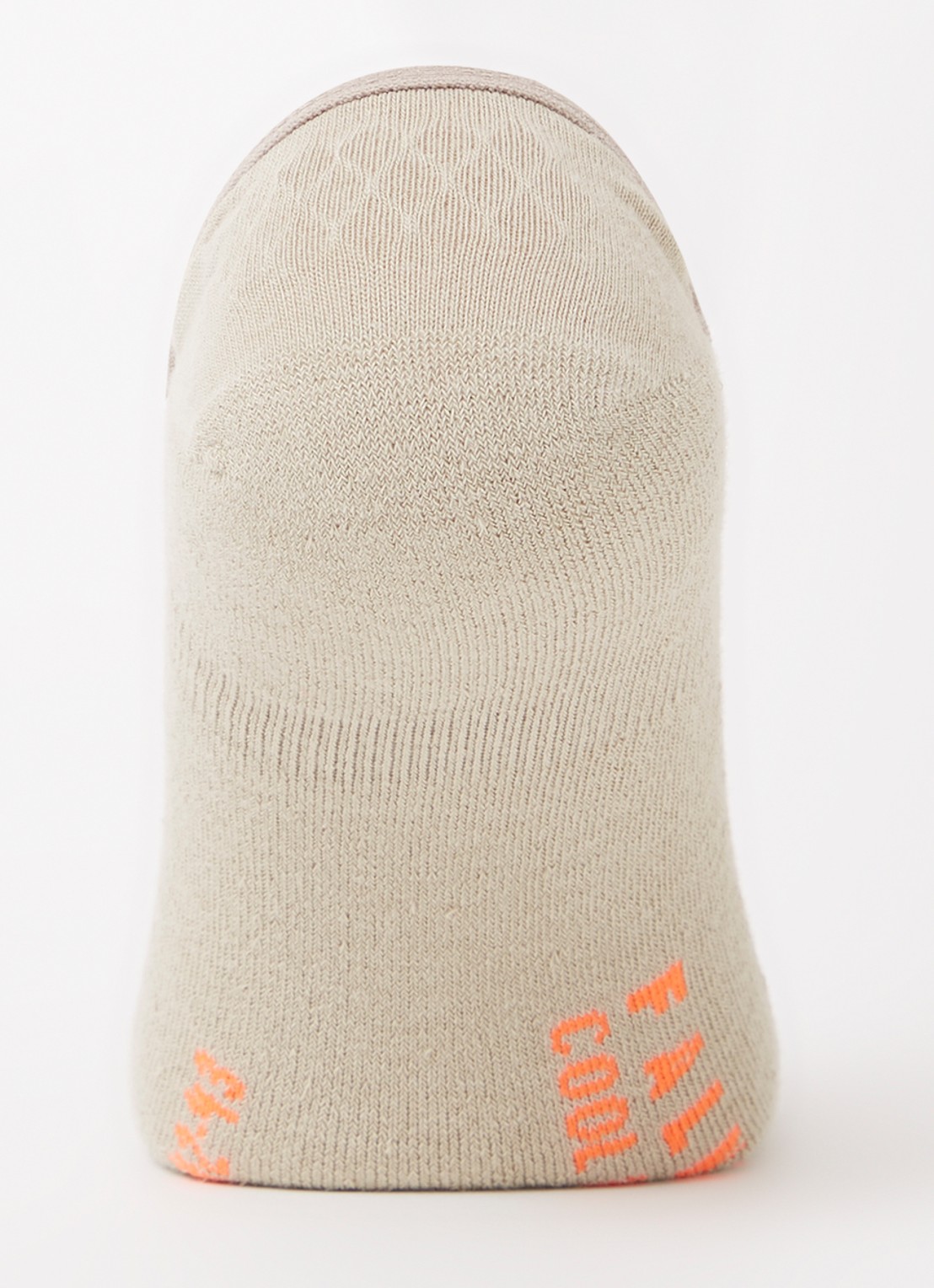 Falke Cool Kick sneakersokken met logo - voorkant 2 beige