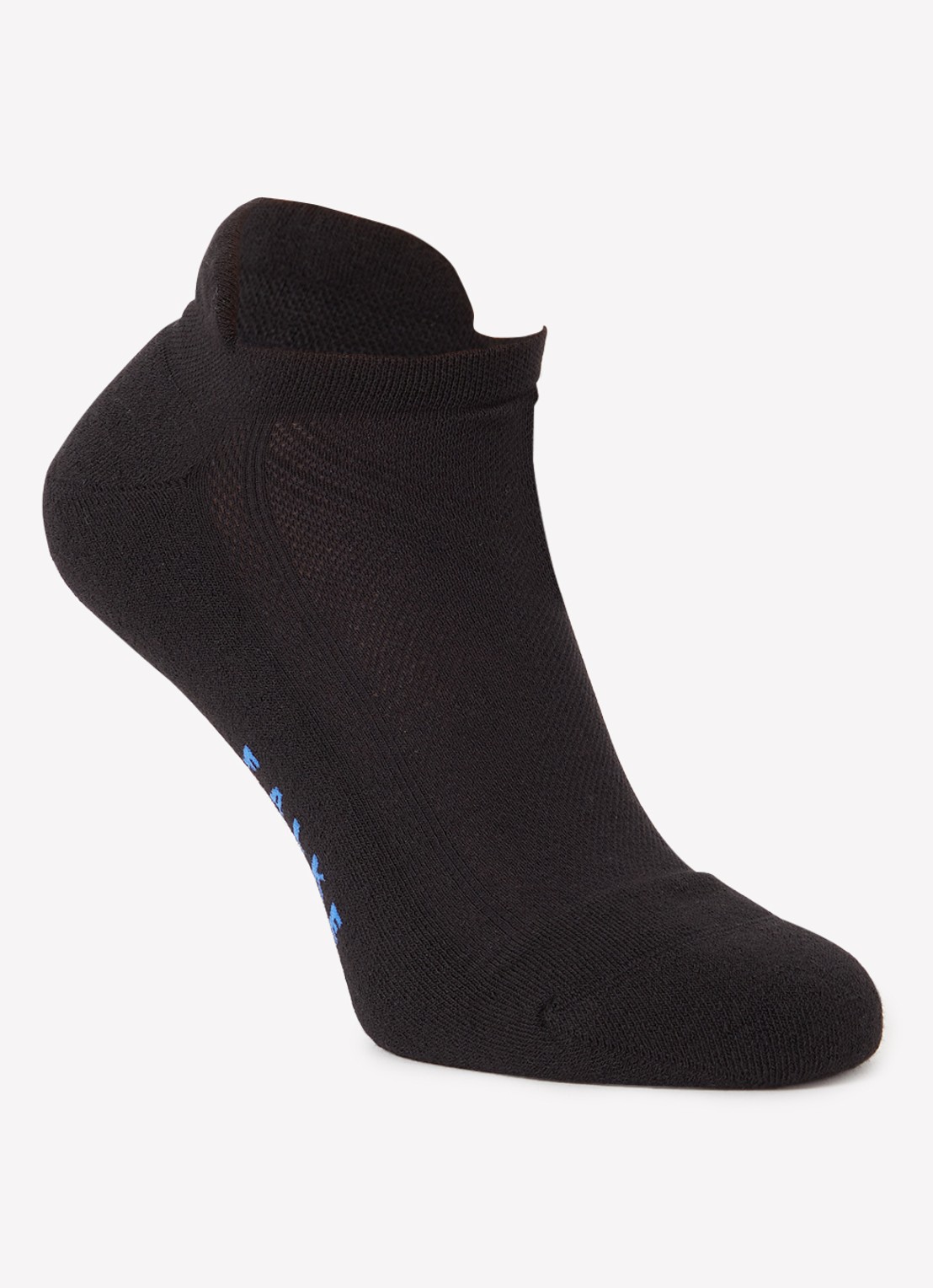 Falke Cool Kick sneakersokken met logo - voorkant zwart