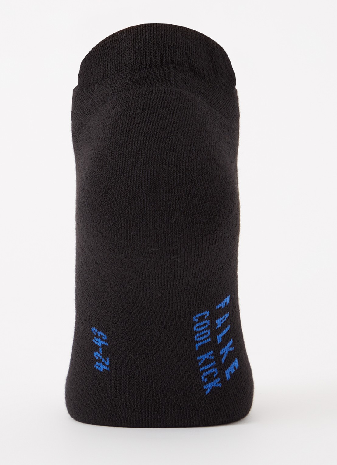 Falke Cool Kick sneakersokken met logo - voorkant 2 zwart