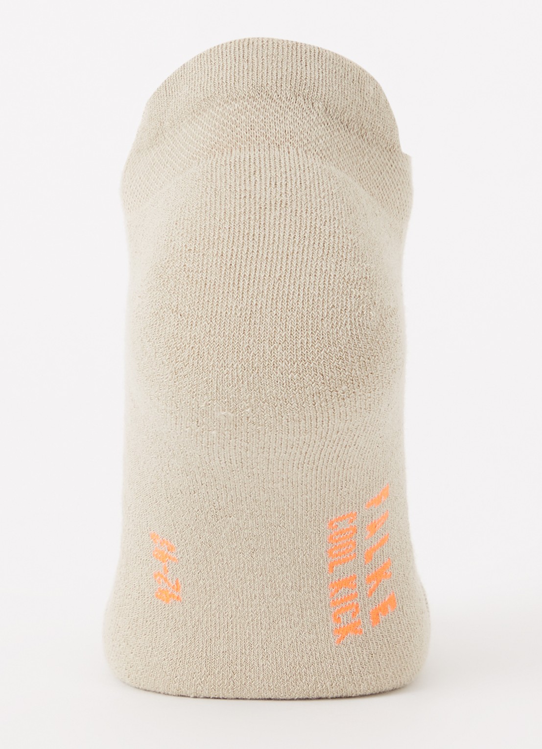Falke Cool Kick sneakersokken met logo - voorkant 2 beige