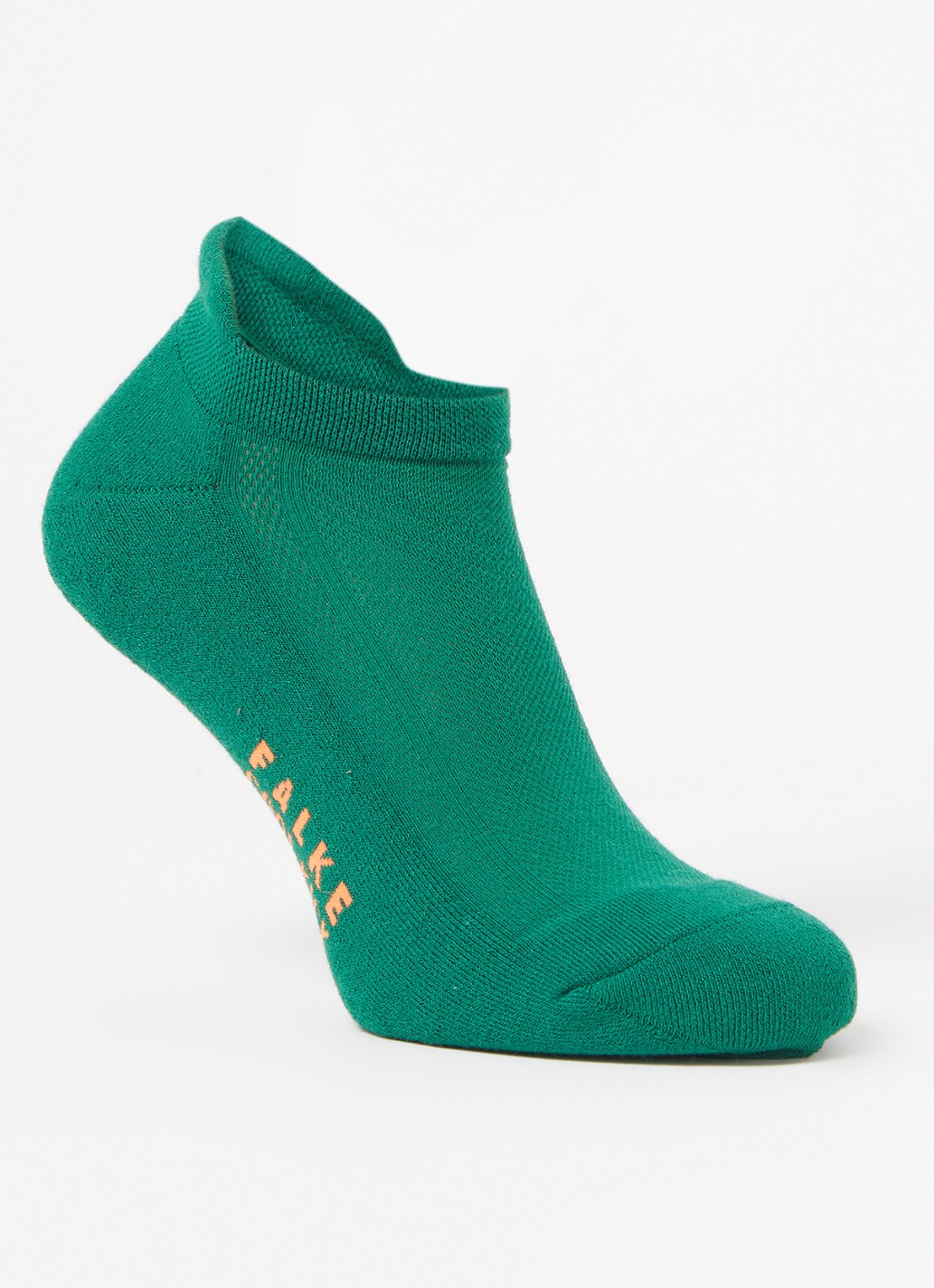 Falke Cool Kick sneakersokken met logo - voorkant groen