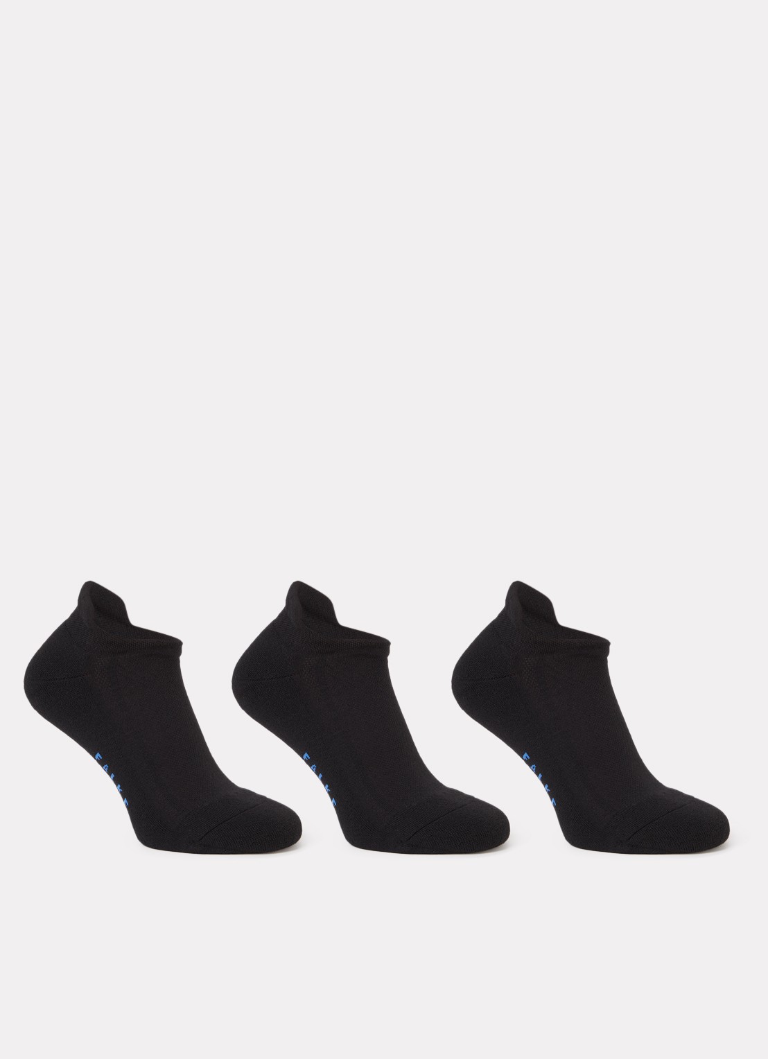 Falke Cool Kick sokken in 3-pack - voorkant 2 zwart