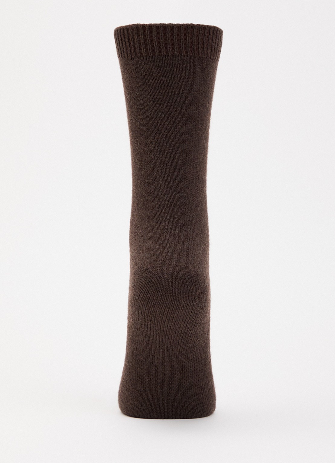 Falke Cosy Wool sokken in kasjmierblend - voorkant 2 donkerbruin