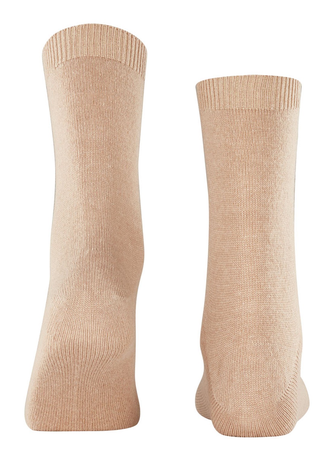 Falke Cosy Wool sokken - detail camel