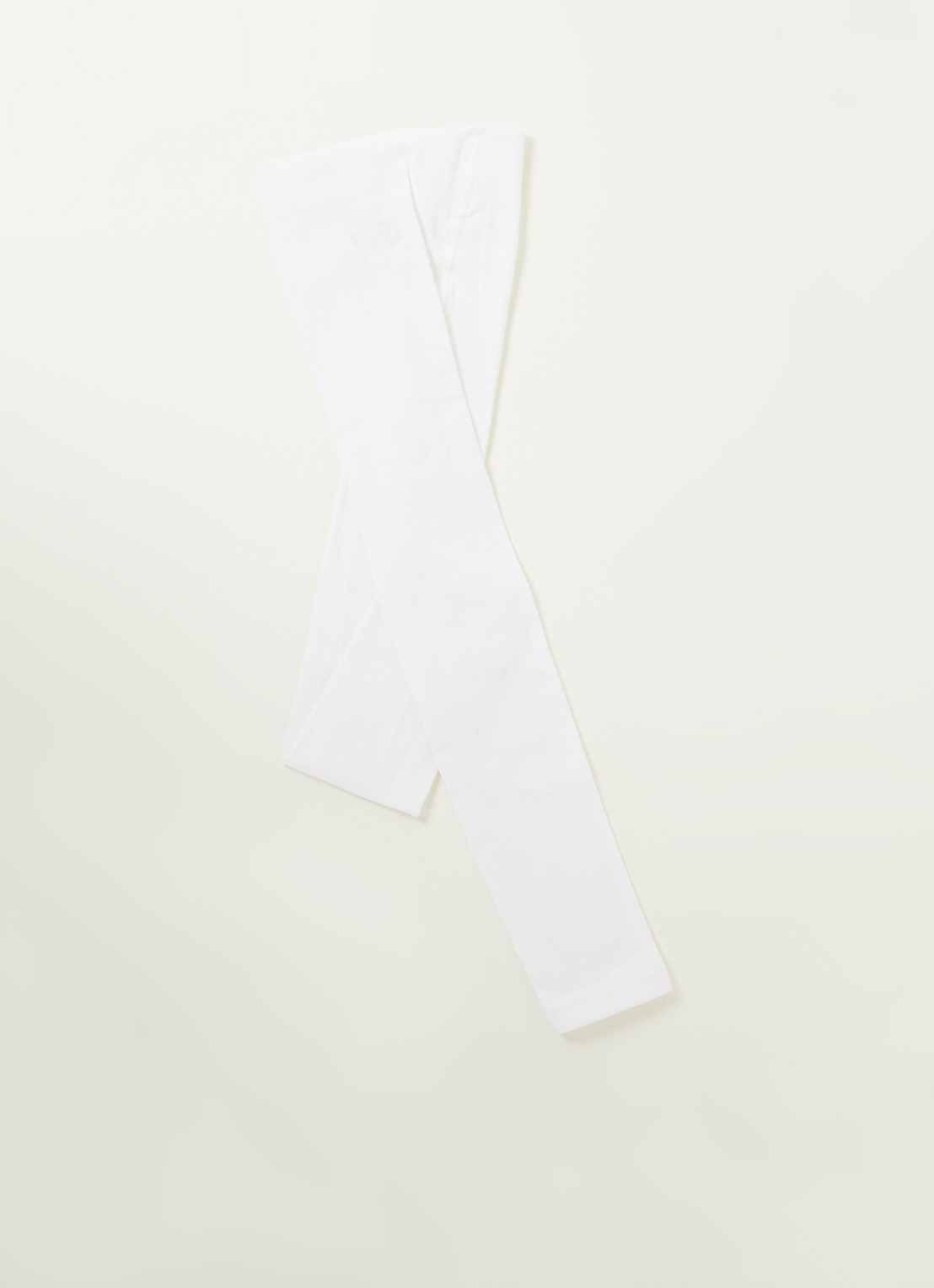 Falke Cotton Touch legging  - voorkant wit