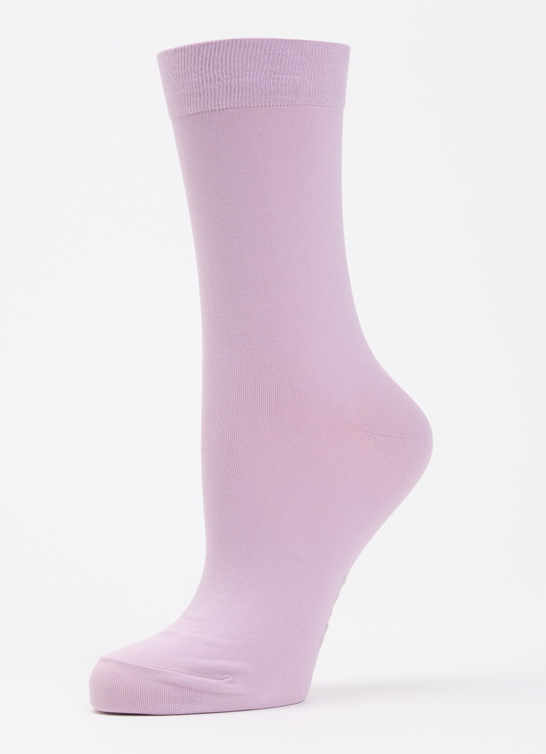 Falke Cotton Touch sokken in katoenblend - detail lila