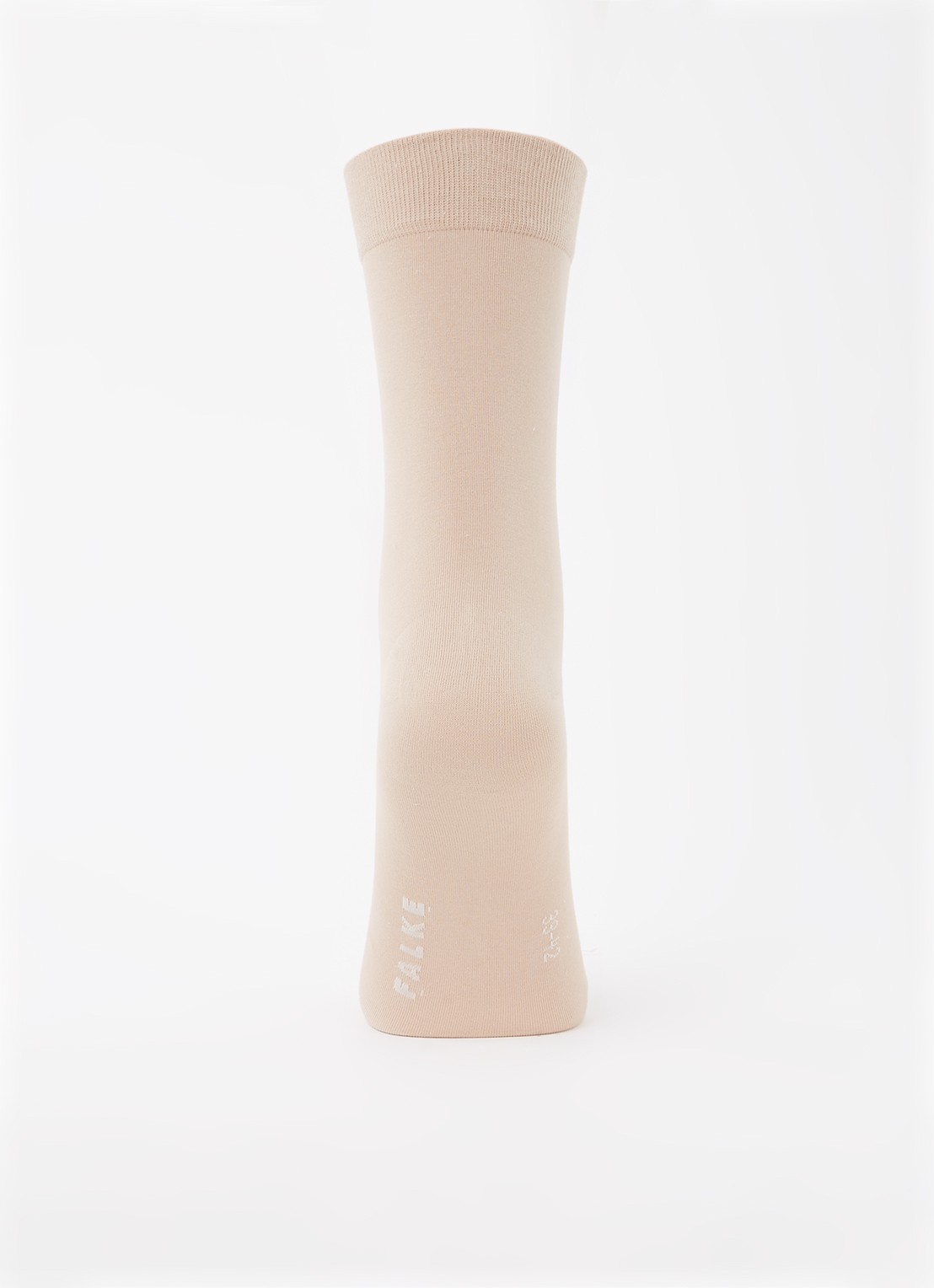 Falke Cotton Touch sokken in katoenblend - voorkant 3 vanillegeel