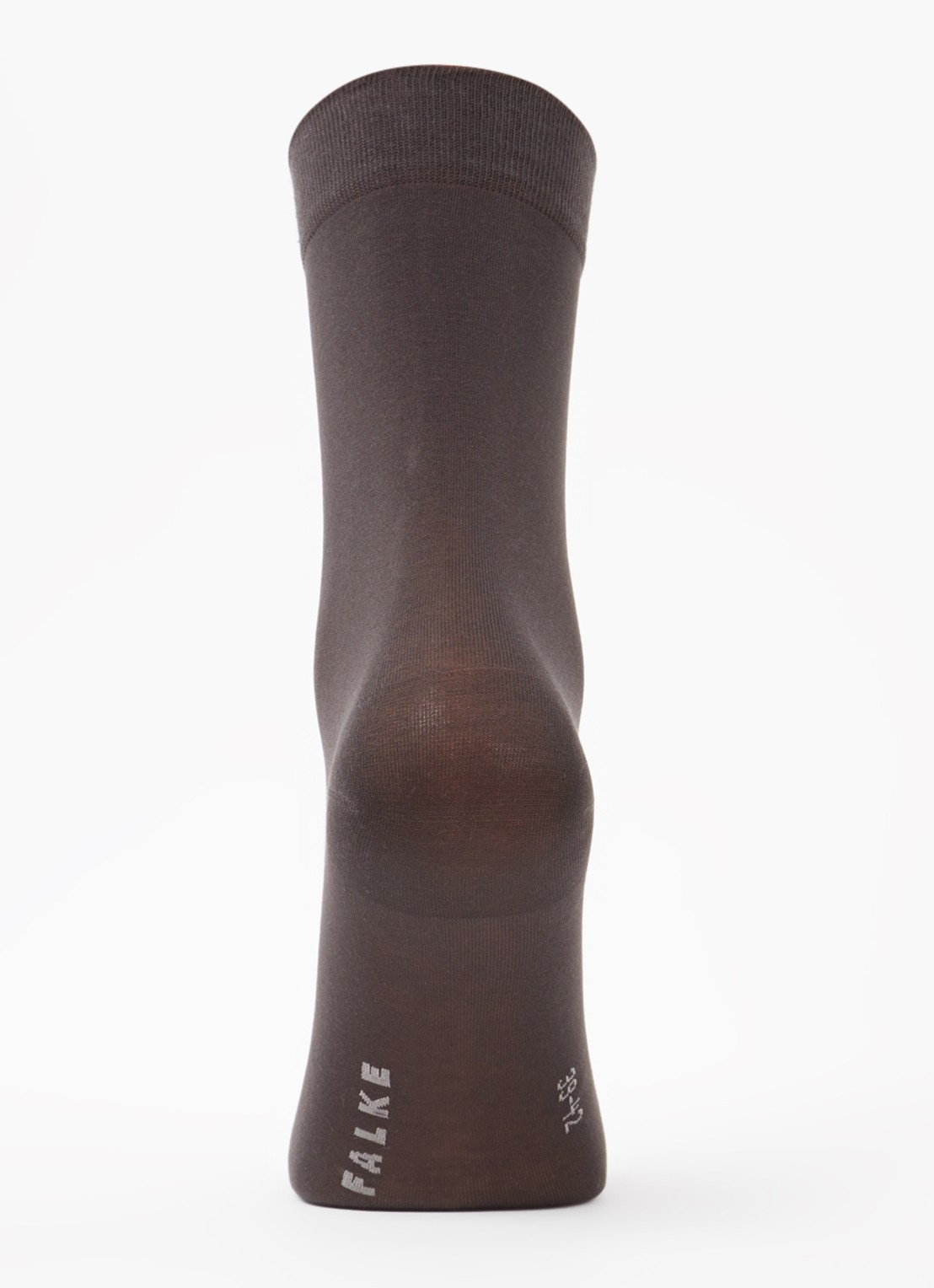Falke Cotton Touch sokken met logo - voorkant 2 antraciet