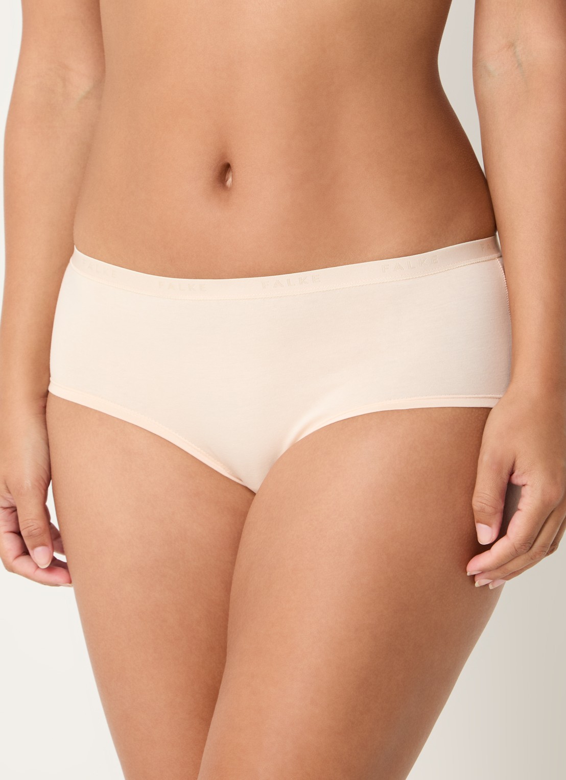 Falke Daily Comfort hipster met logoband in 2-pack - detail 2 donkerbeige