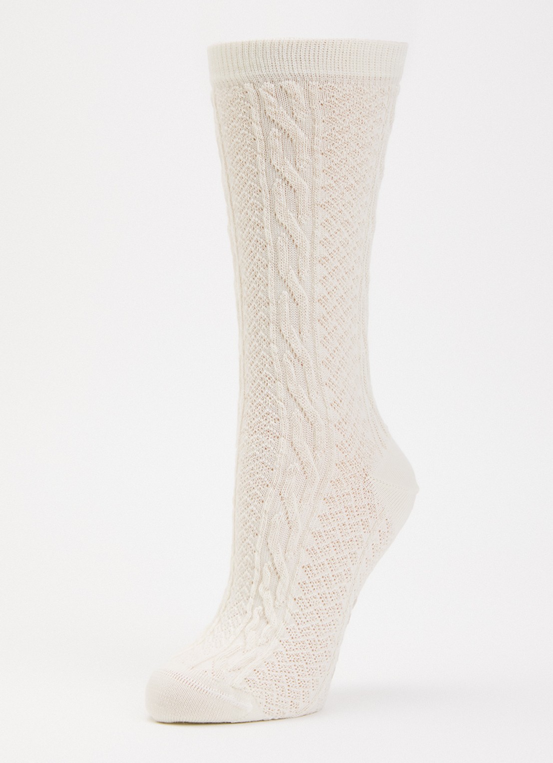 Falke Declivity sokken in wolblend - detail 3 gebroken wit