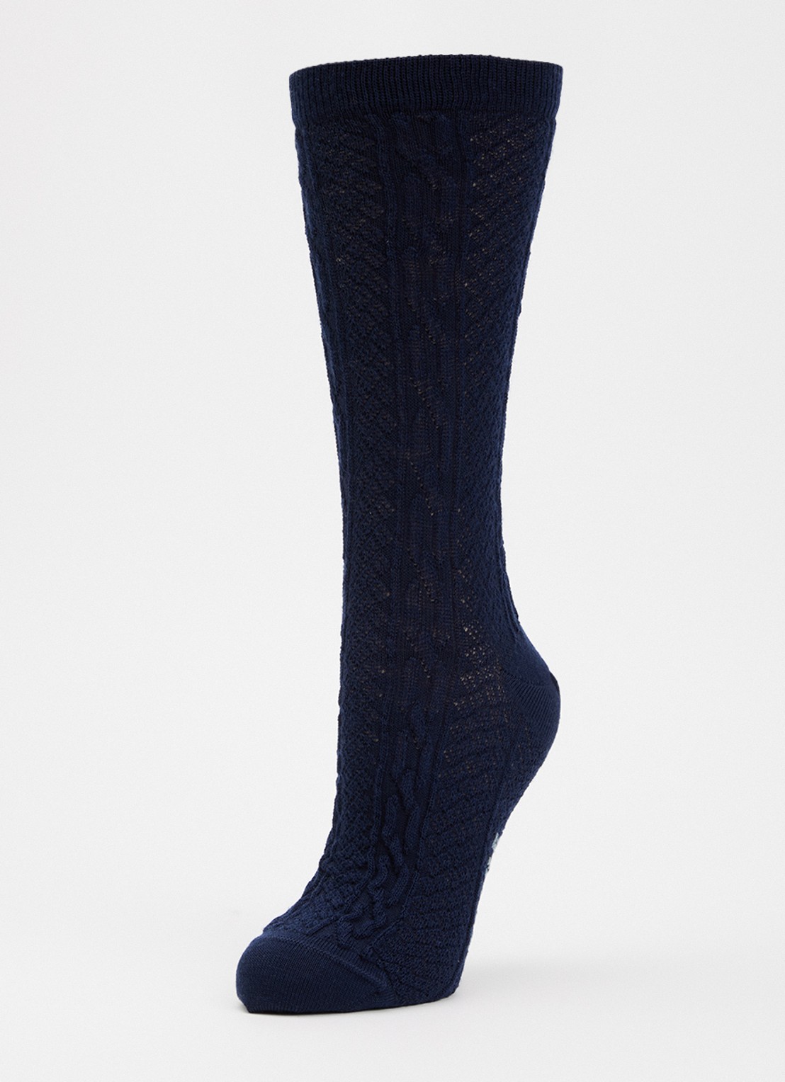 Falke Declivity sokken in wolblend - detail 3 donkerblauw