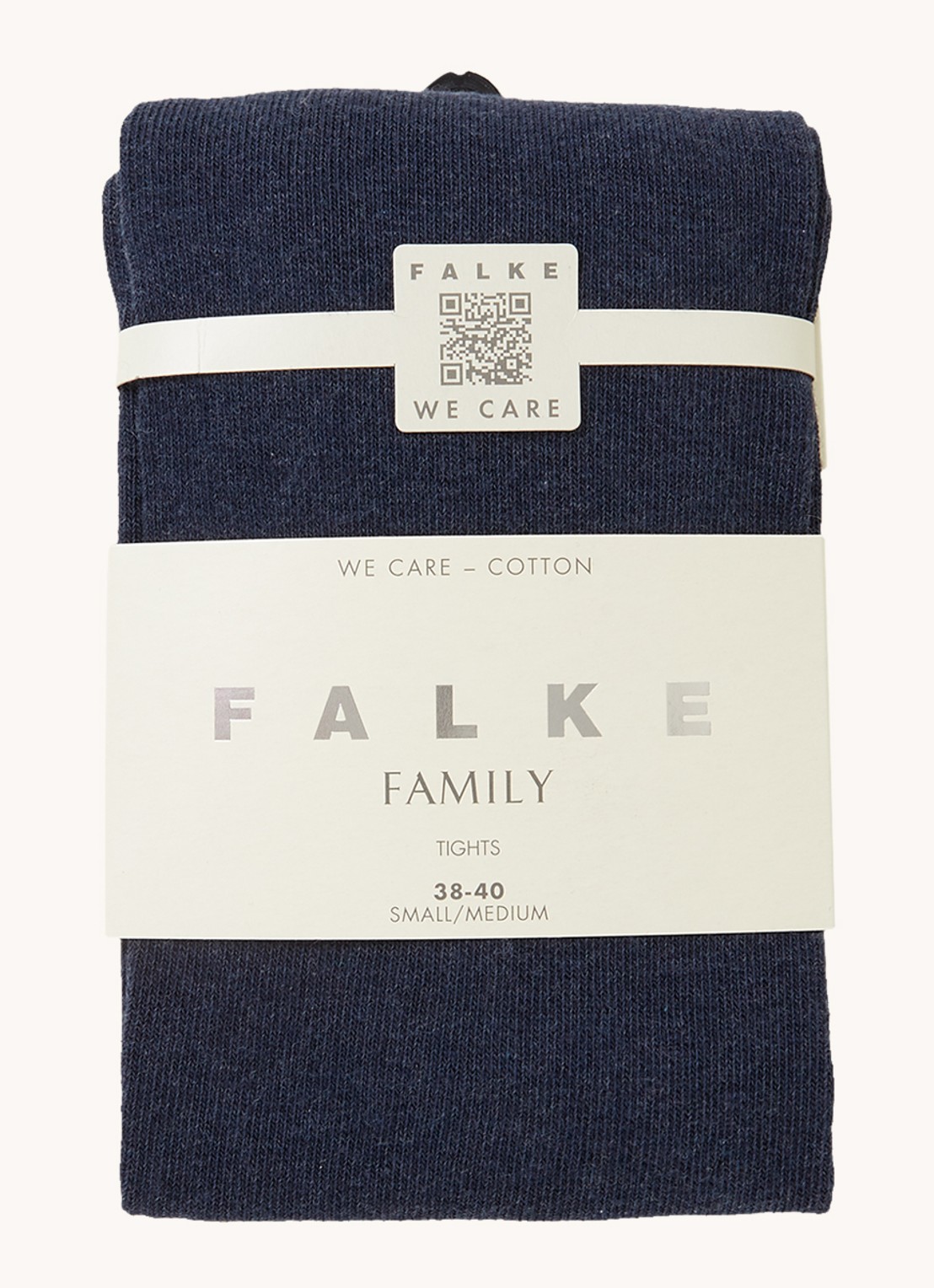 Falke Family maillot van katoen - voorkant 2 indigo