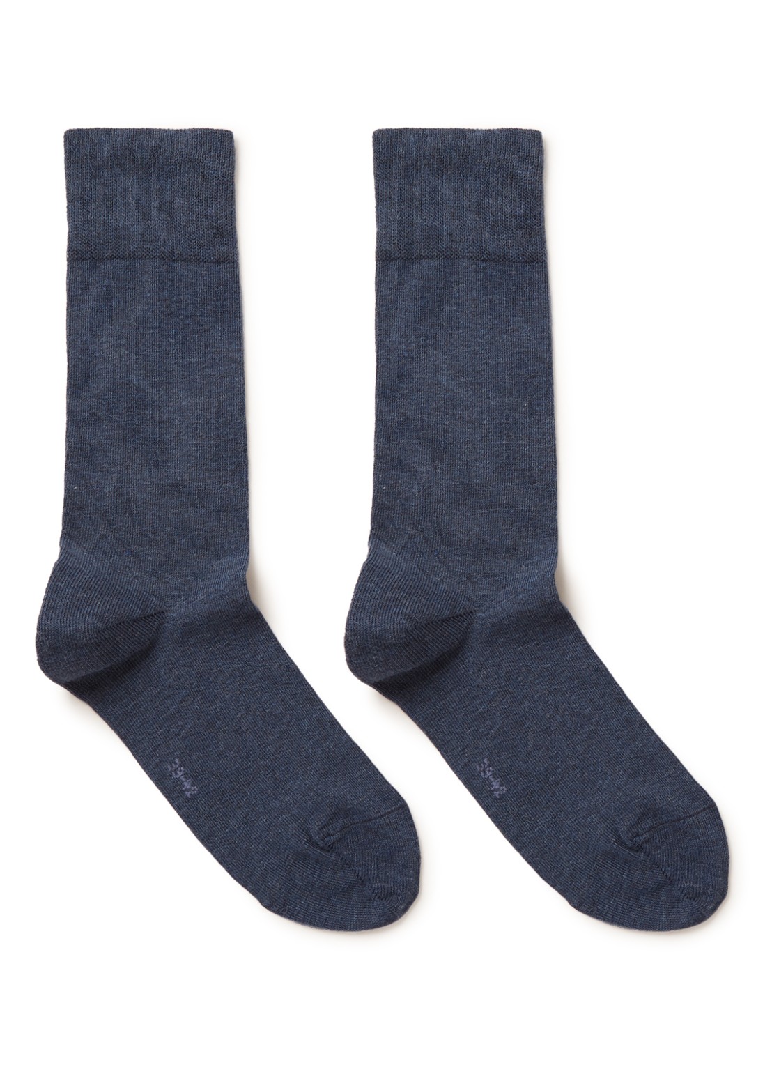 Falke Happy sokken in 2-pack - voorkant 2 donkerblauw