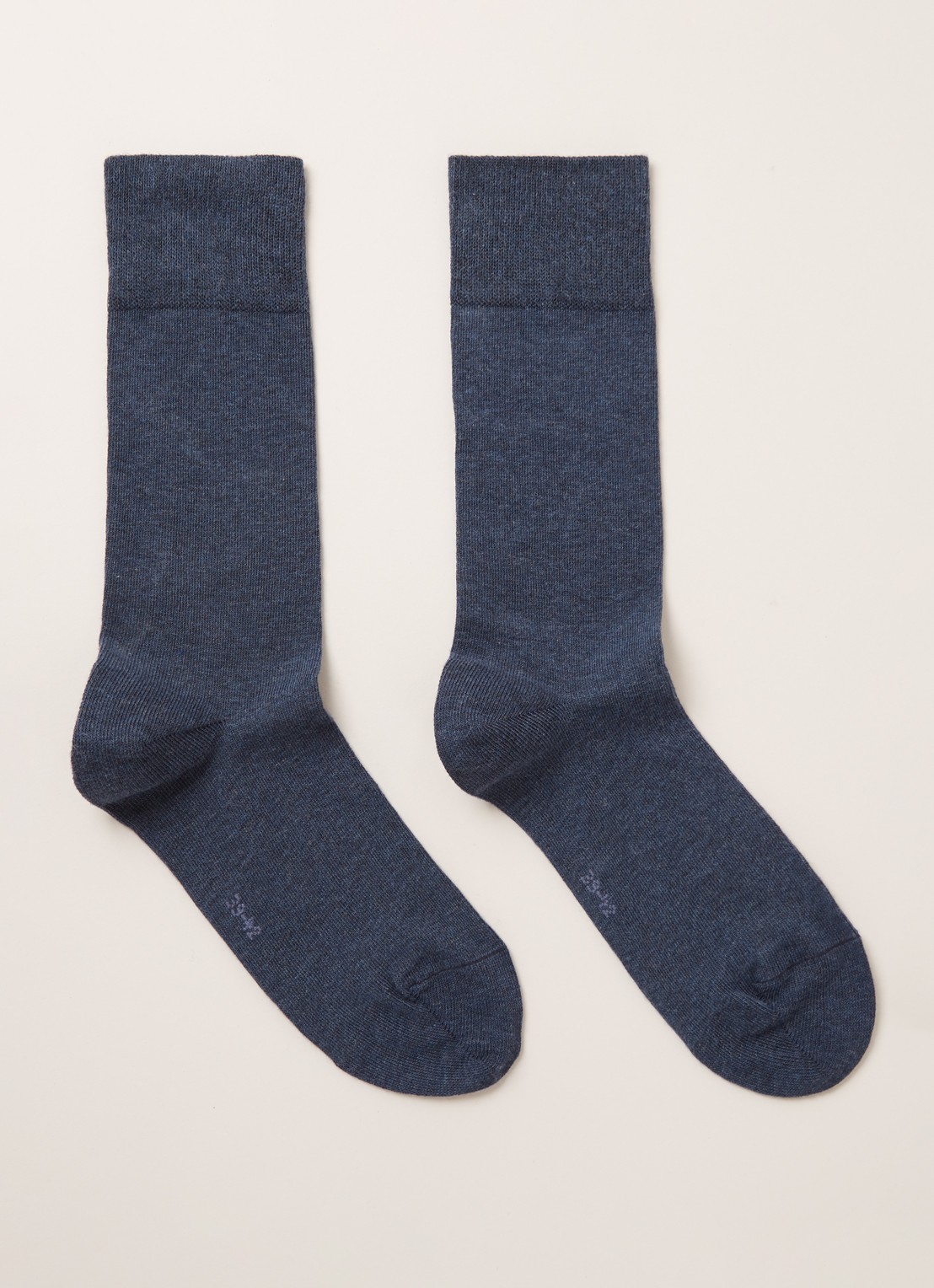 Falke Happy sokken in 2-pack - voorkant 3 donkerblauw