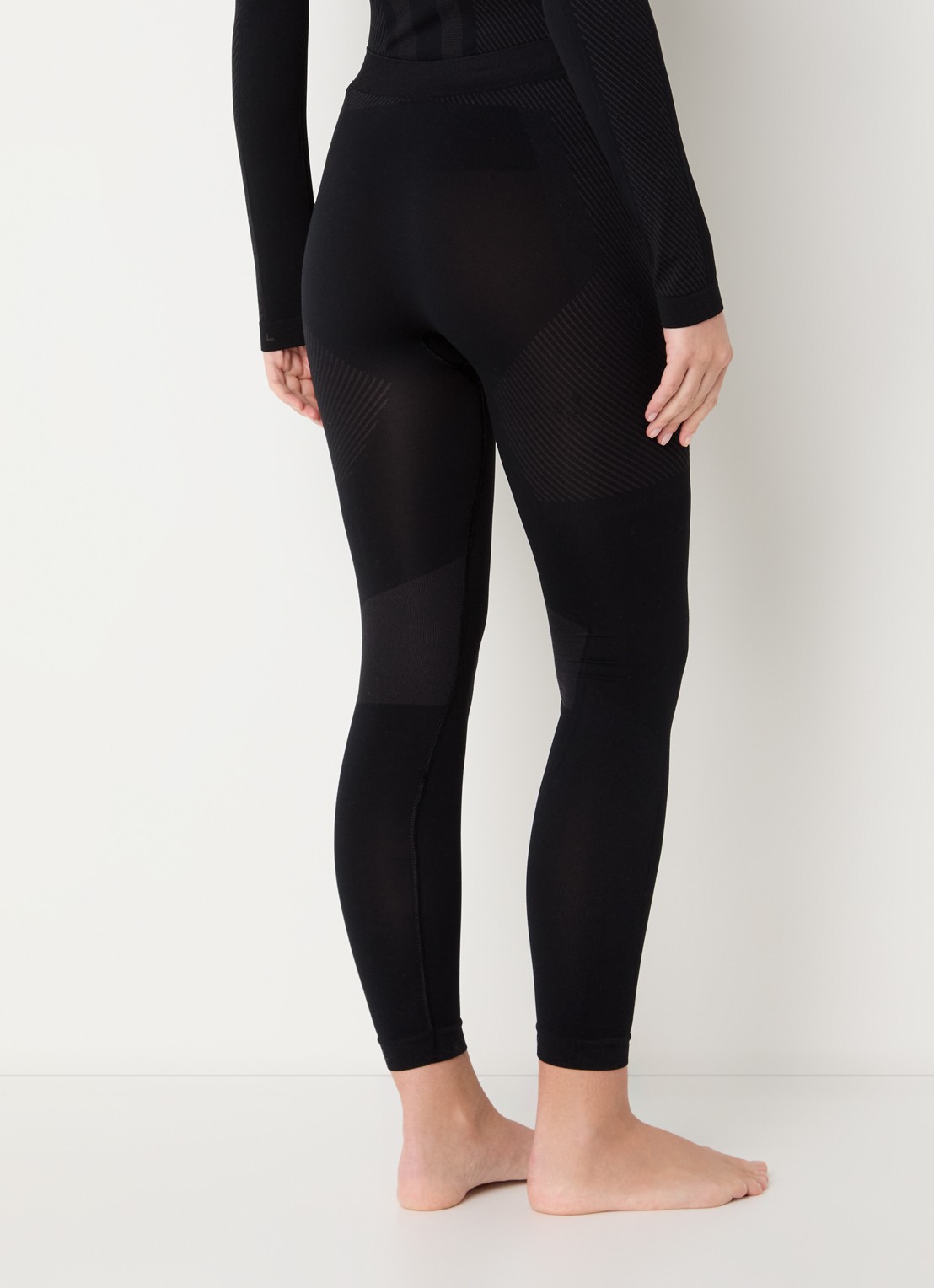 Falke High waist trainingslegging - achterkant zwart
