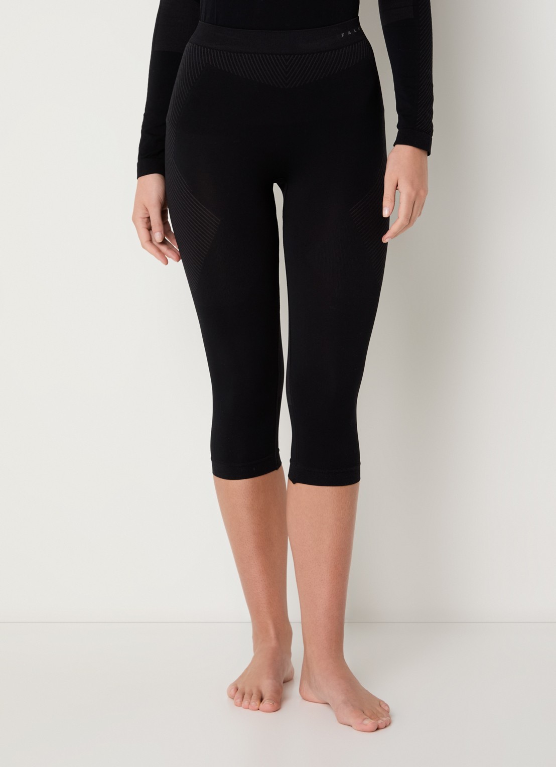 Falke High waist trainingslegging - detail 2 zwart