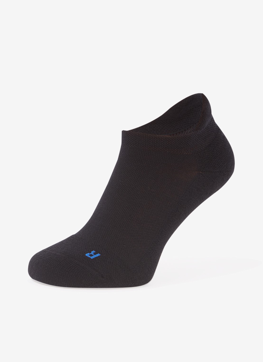 Falke Keep Warm sneakersokken in scheerwolblend - detail 3 zwart