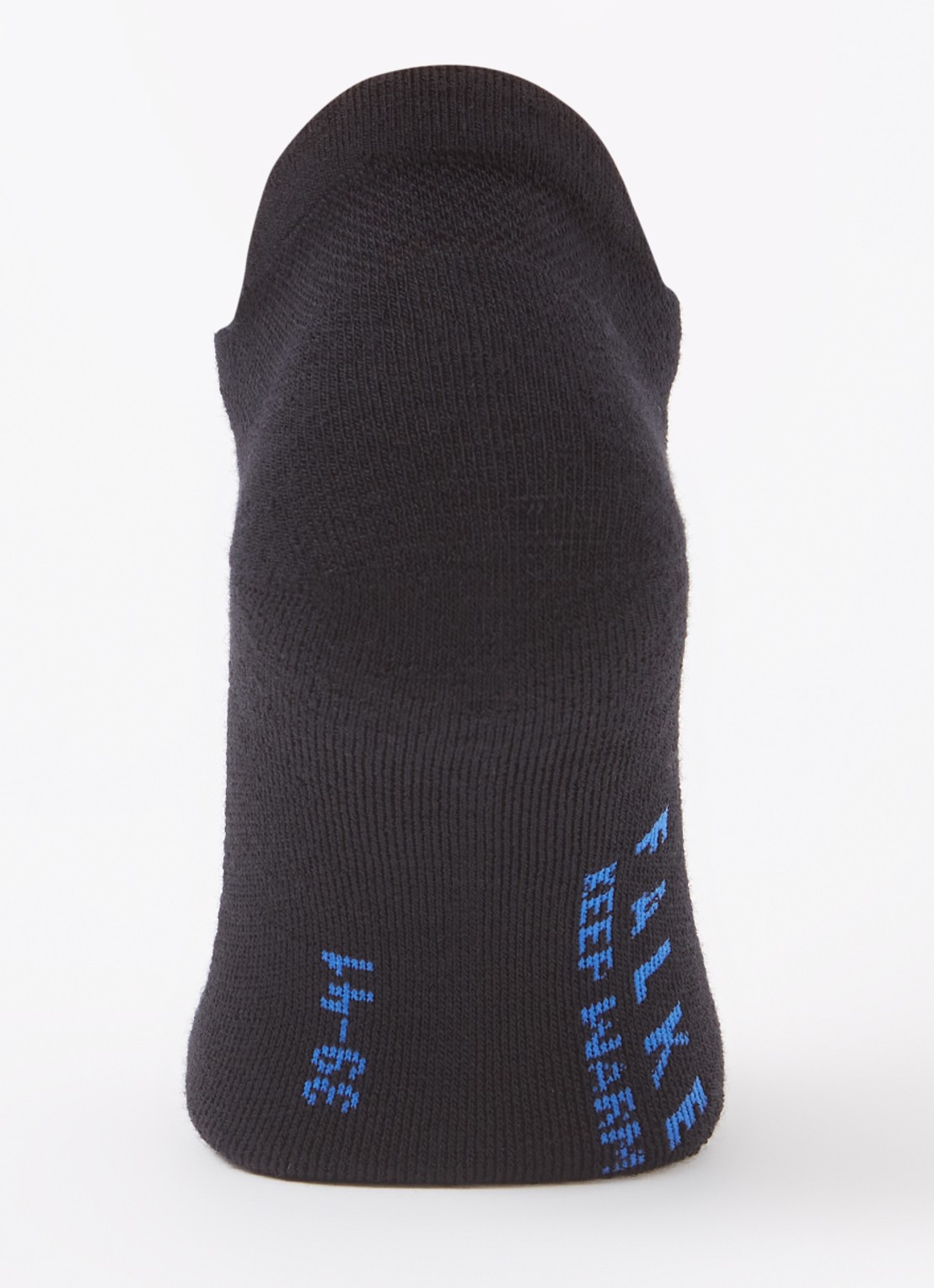 Falke Keep Warm sneakersokken in scheerwolblend - voorkant 2 zwart