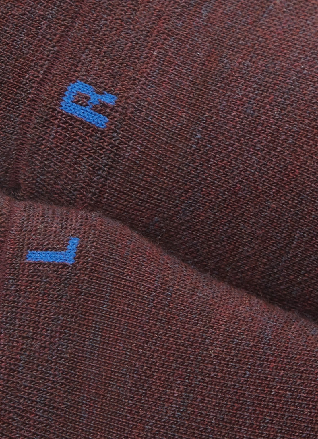 Falke Keep Warm sneakersokken in wolblend - detail 3 bordeauxrood