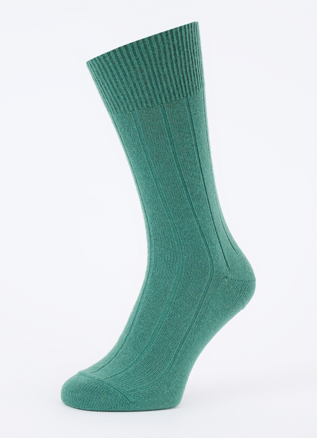 Falke Lhasa Rib sokken in kasjmierblend - detail 3 groen