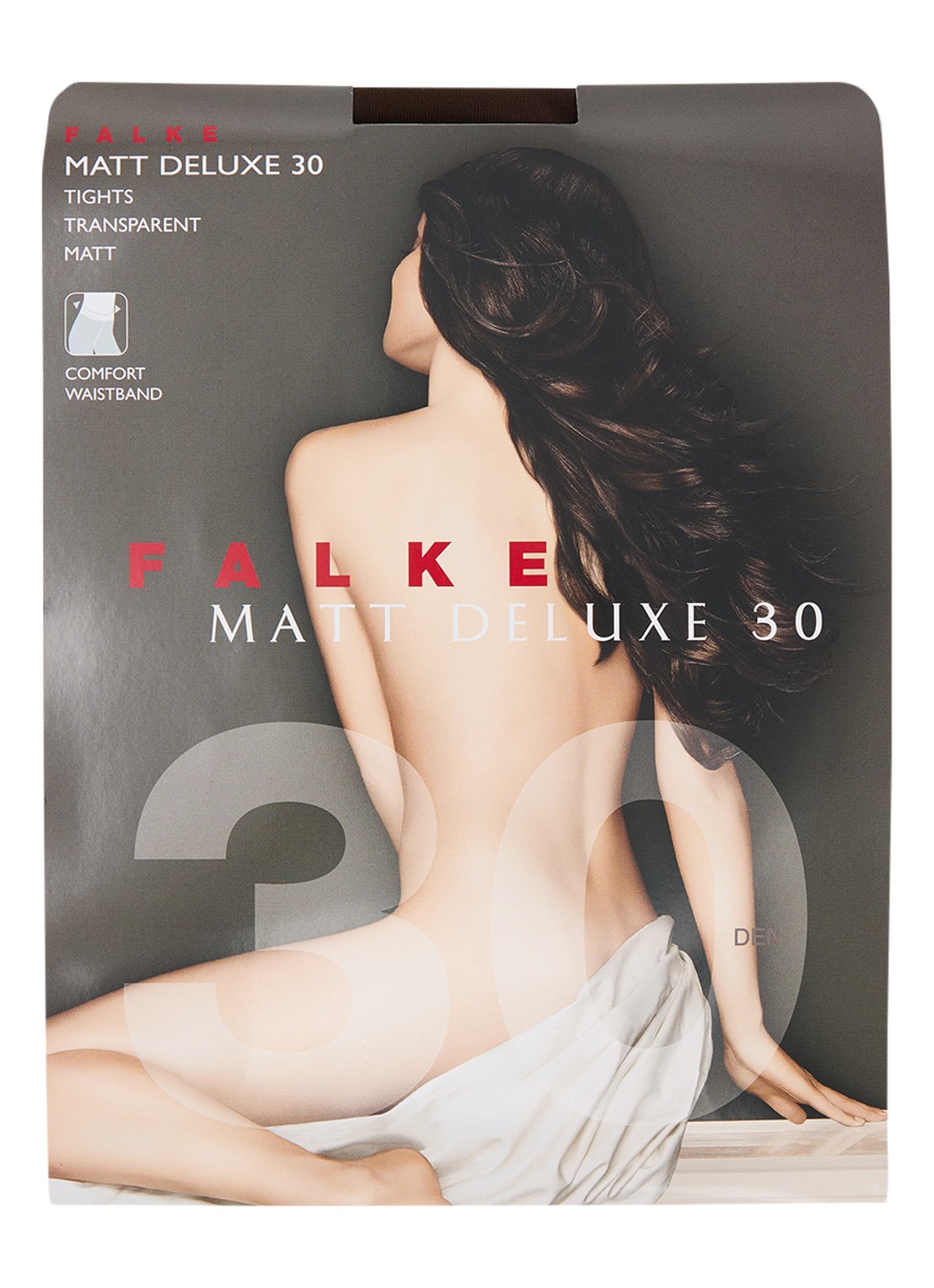 Falke Panty in 30 denier - voorkant 2 bruin