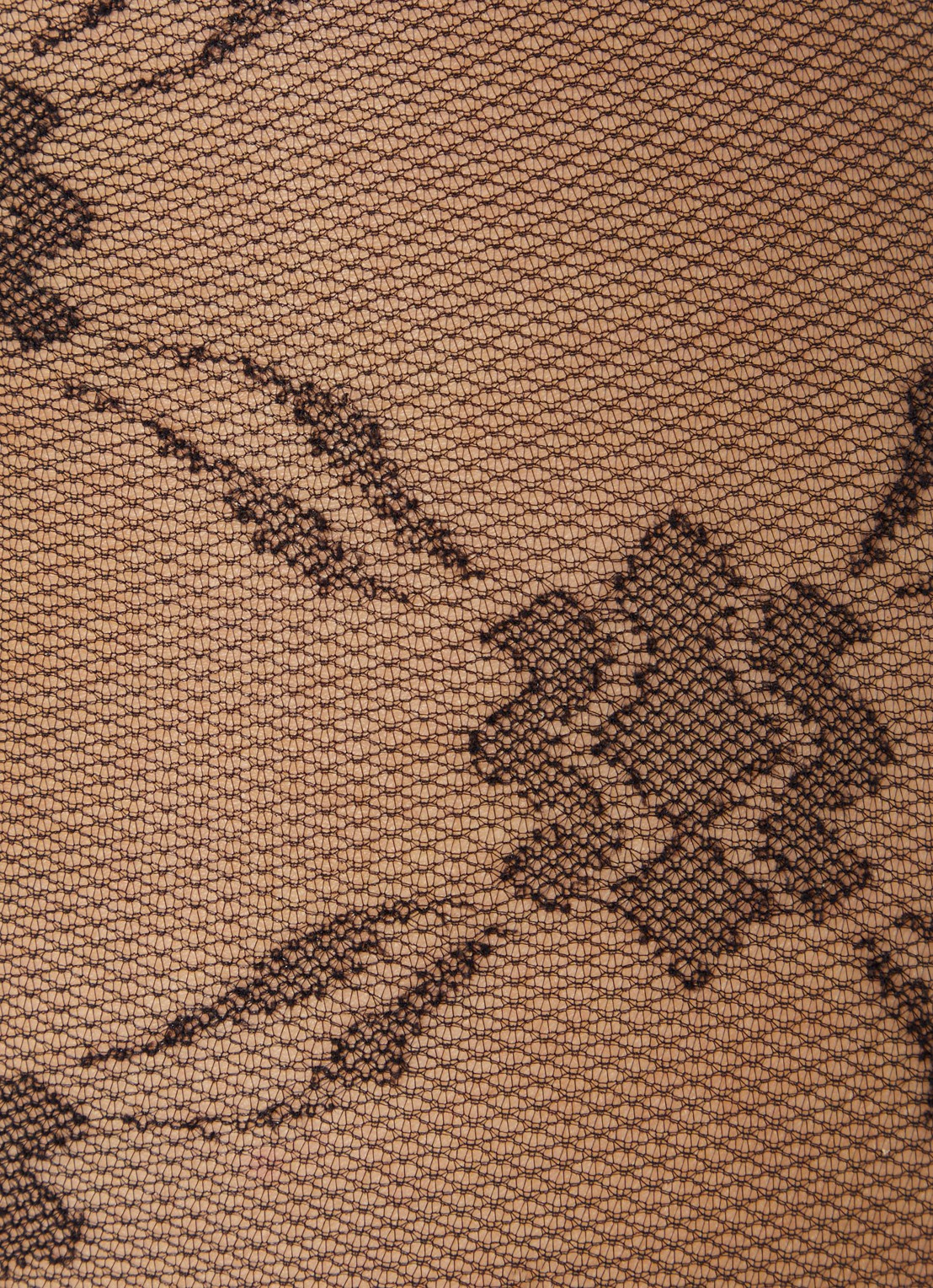 Falke Panty met logoprint in 20 denier - detail 4 zwart