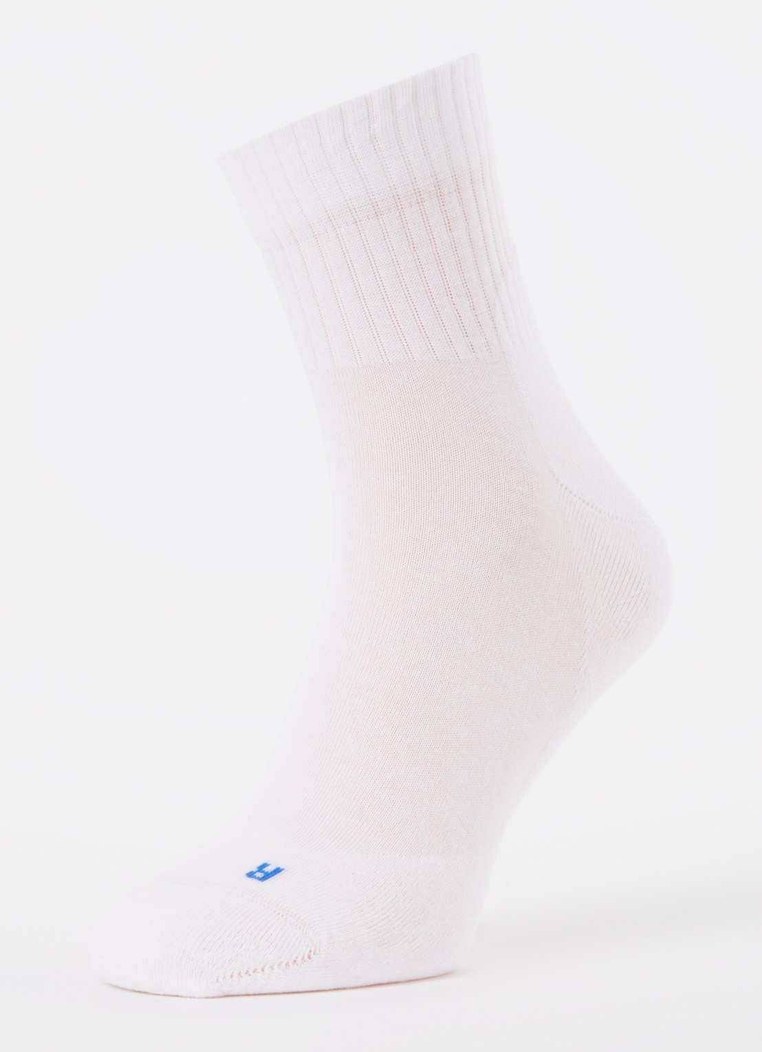 Falke Run Rib sportsokken met logo - detail 3 wit