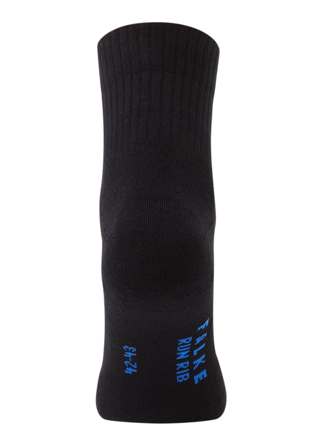 Falke Run Rib sportsokken met logo - voorkant 3 zwart