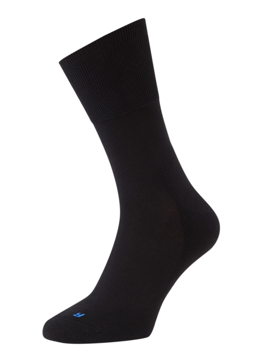 Falke Run sportsokken met logo - detail zwart