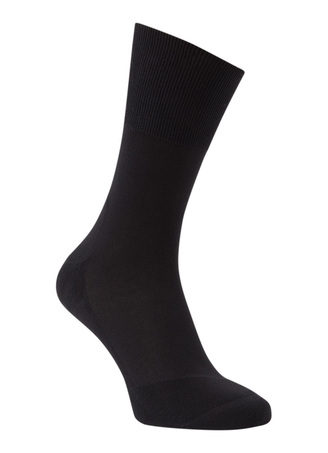 Falke Run sportsokken met logo - voorkant 2 zwart