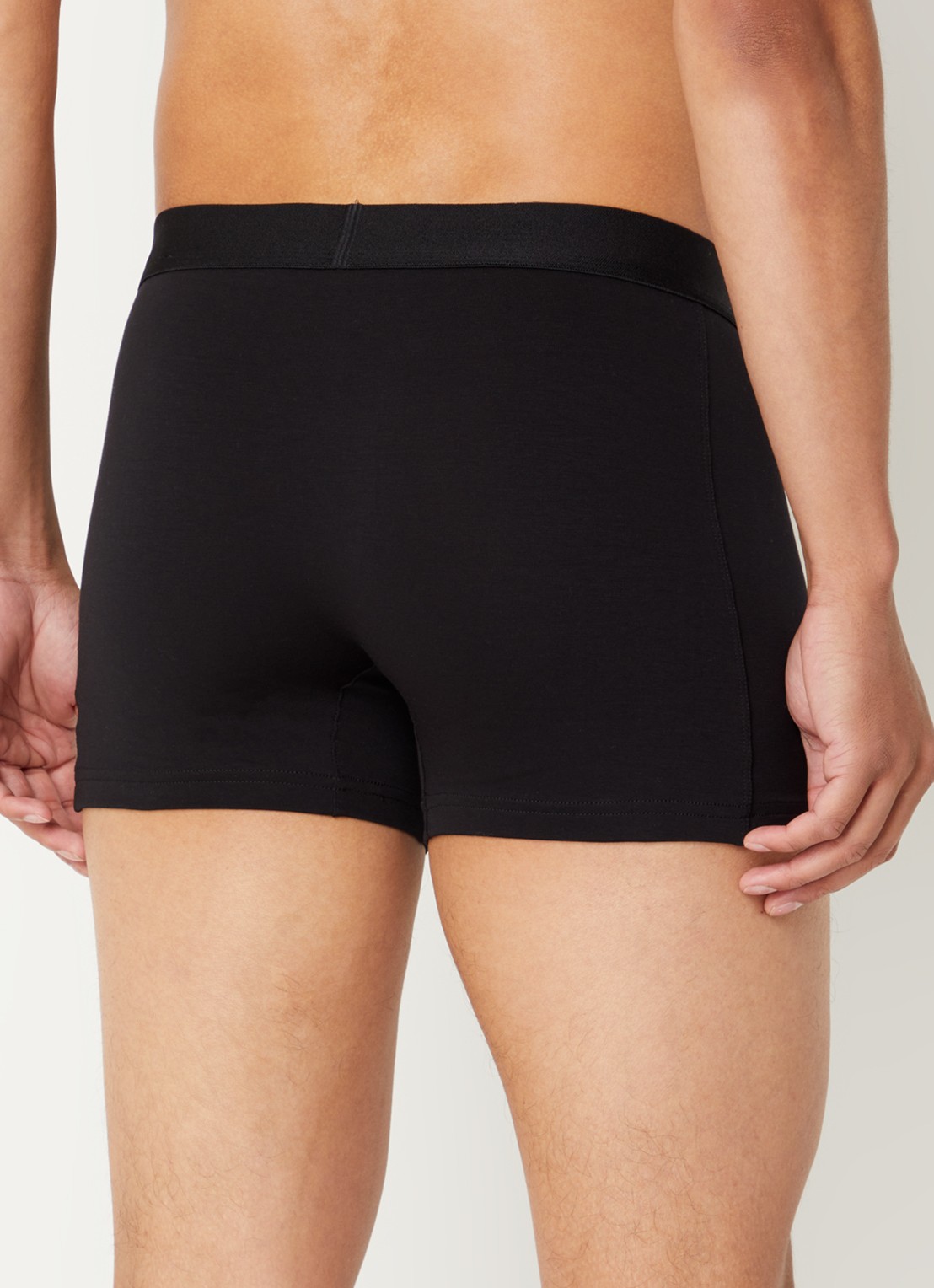 Falke Scarlet boxershorts met logoband in 2-pack - achterkant rood
