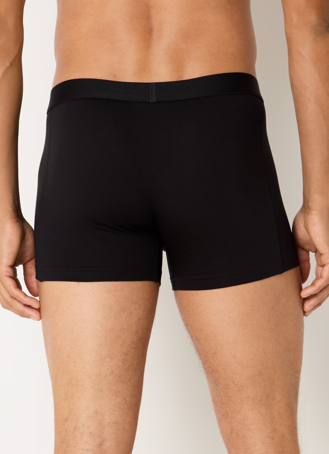 Falke Scarlet boxershorts met logoband in 2-pack - achterkant aubergine