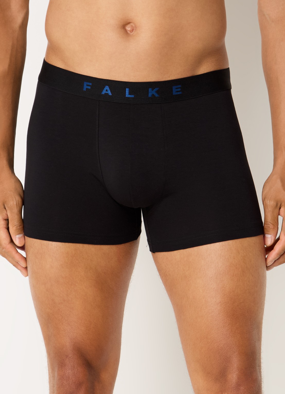 Falke Scarlet boxershorts met logoband in 2-pack - detail royalblauw